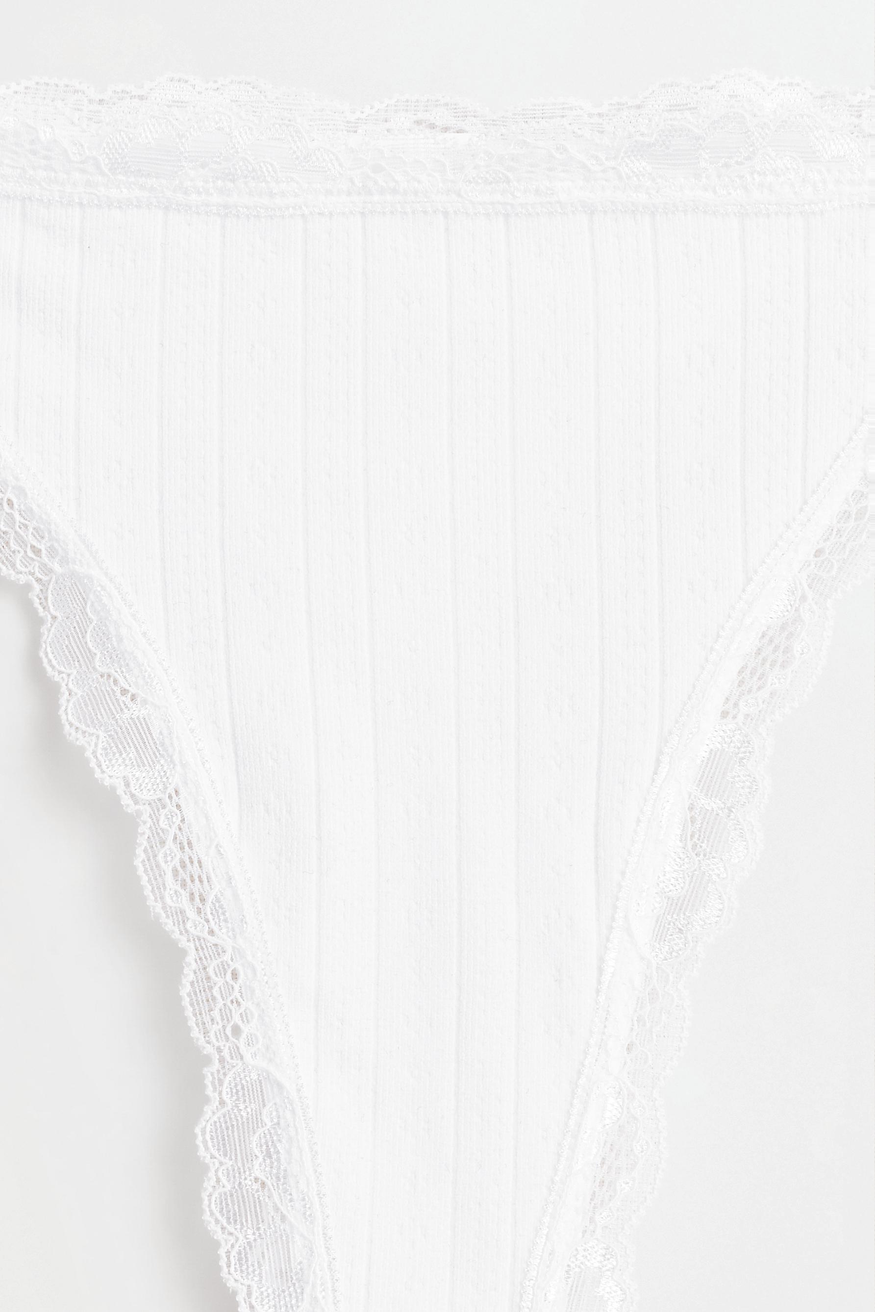 Lace thongs (2-pack) — BURGUNDY