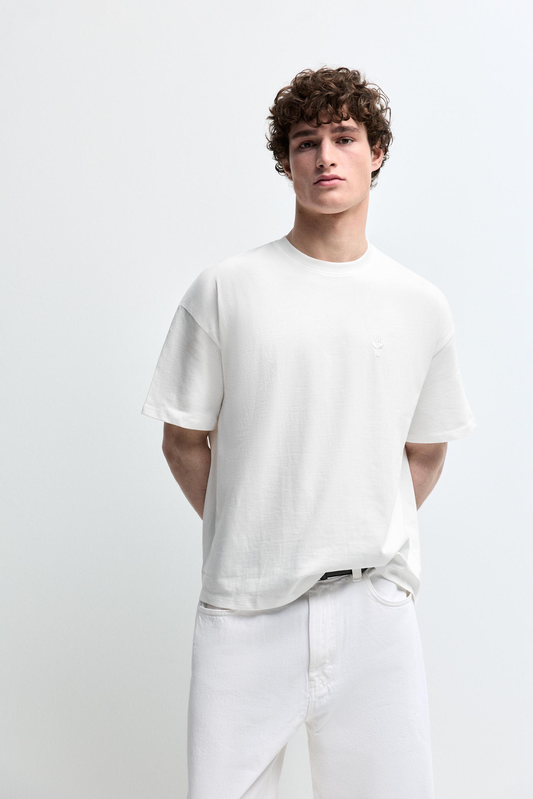 Camiseta estampado flores