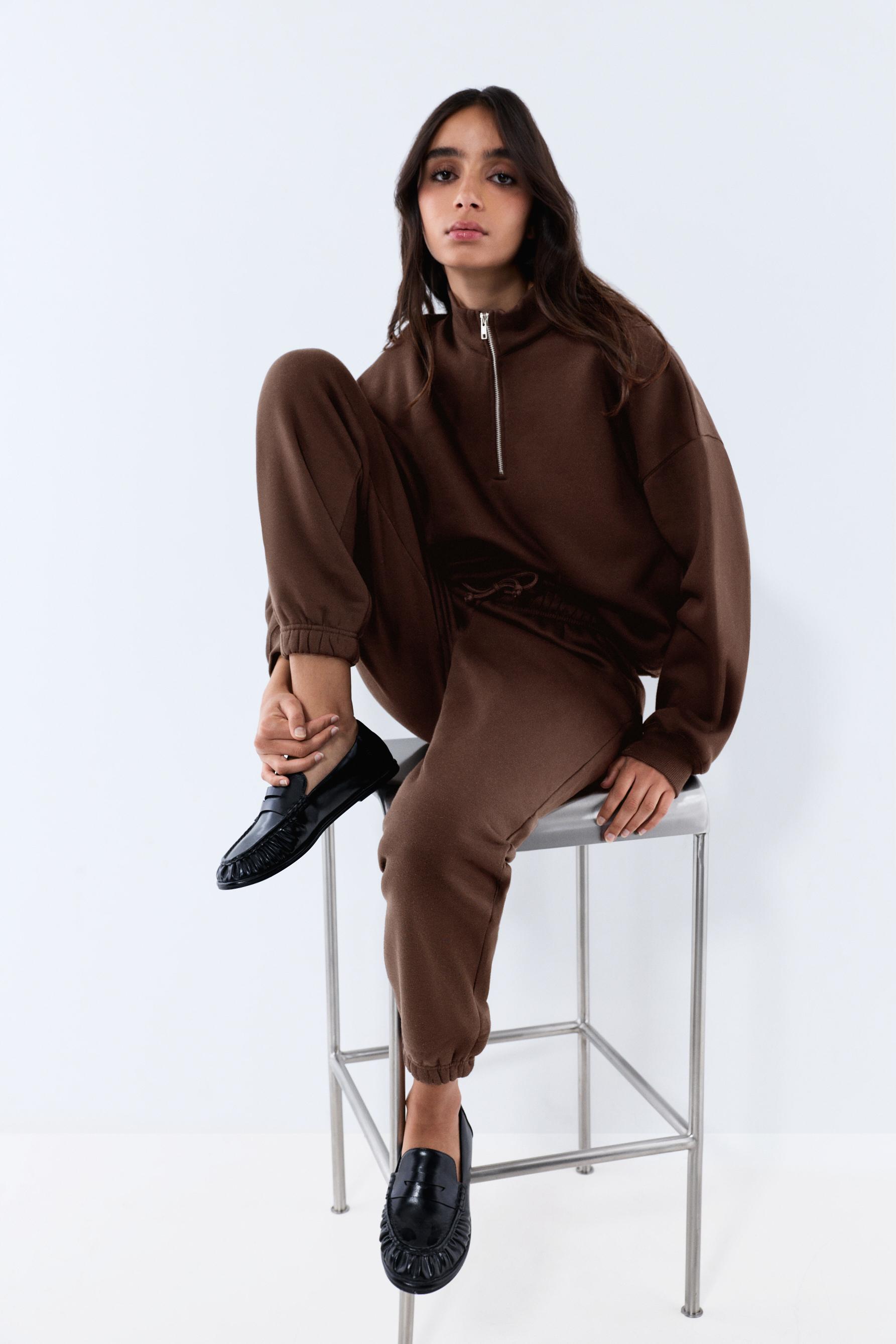 Tracksuit bottoms — CHOCOLATE BROWN