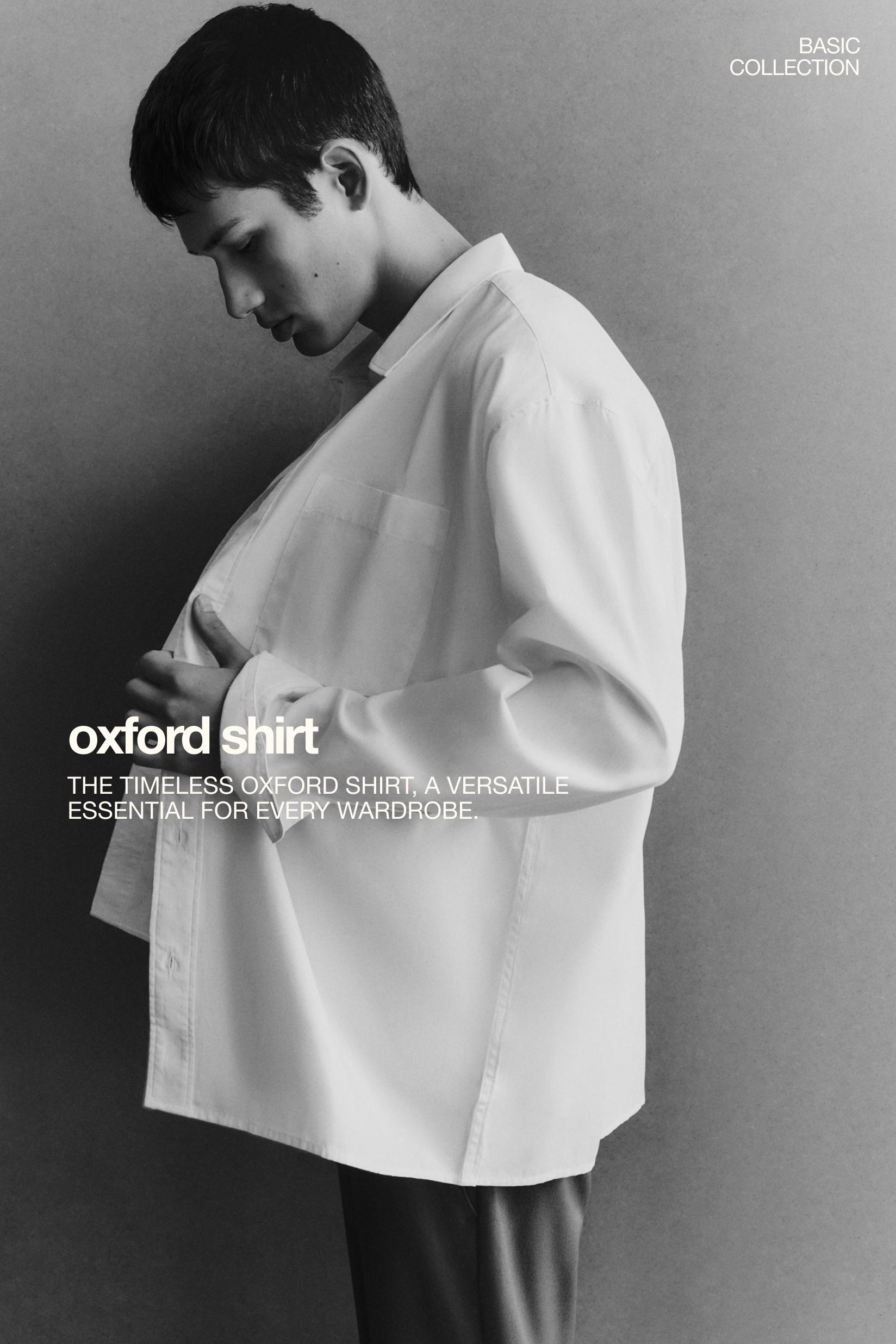Oxford shirt — WHITE