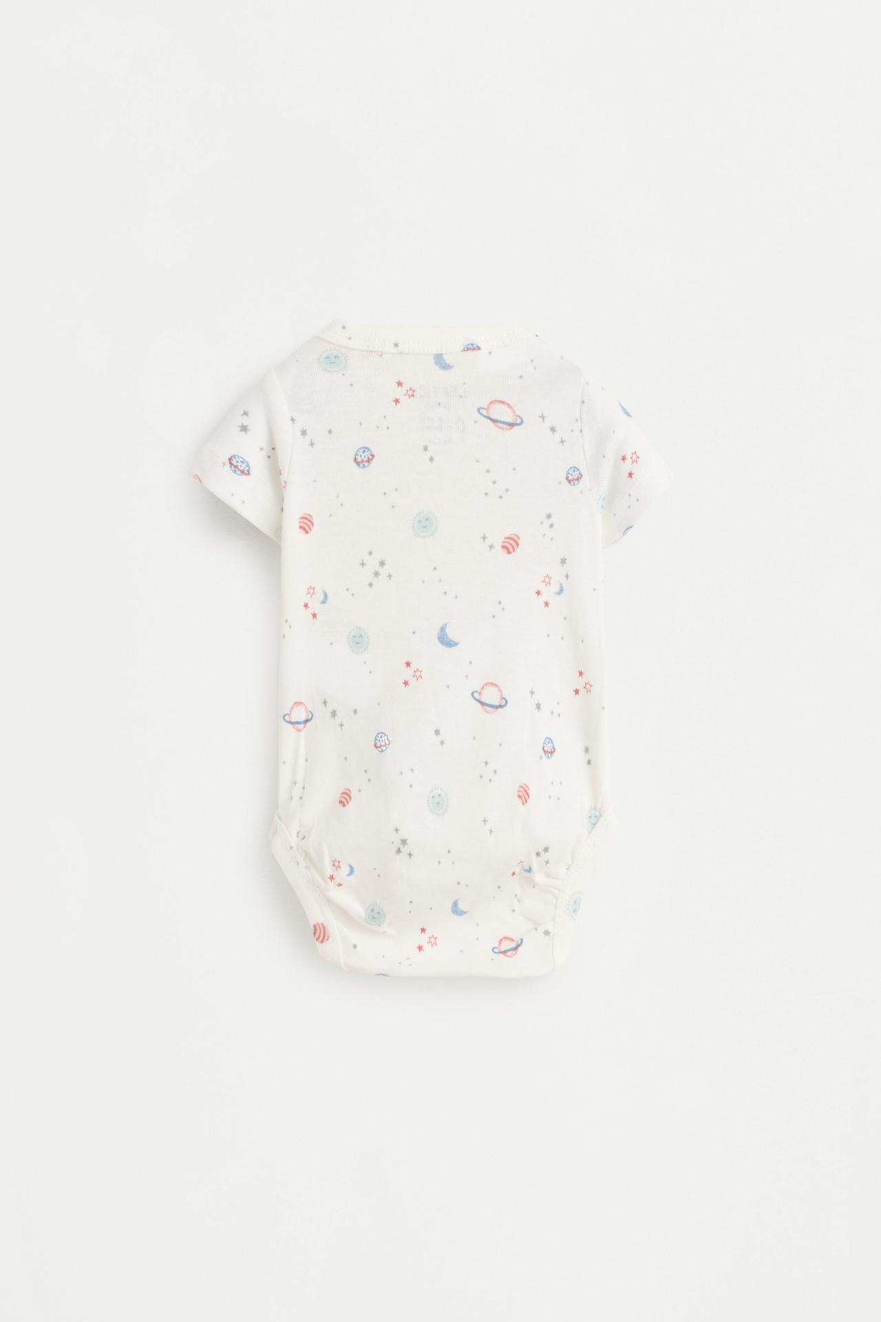 Pack of 2 combined crossover bodysuits — WATER GREEN