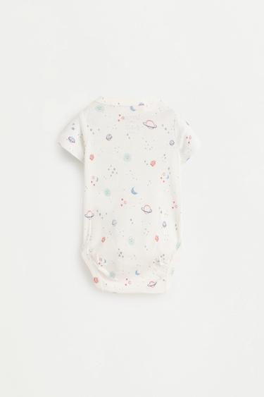 Pack of 2 combined crossover bodysuits — WATER GREEN 3