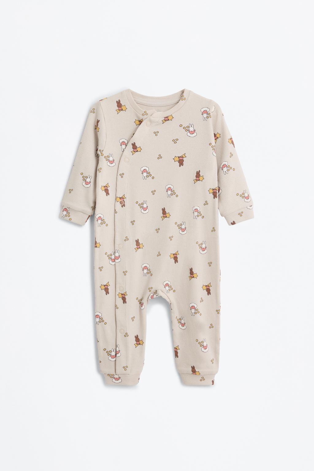 Miffy ribbed one-piece pyjamas