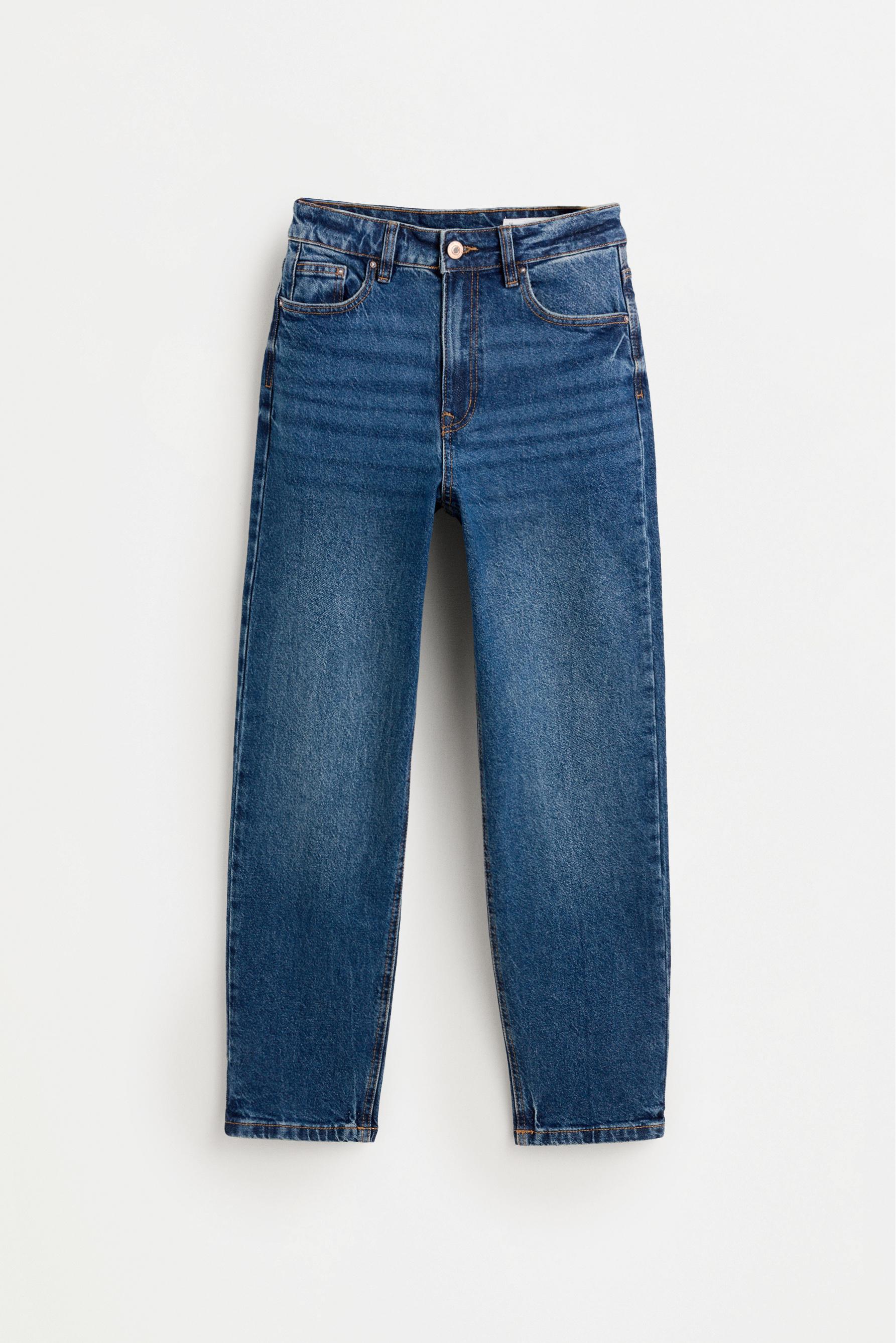 Mom fit jeans — FADED NAVY