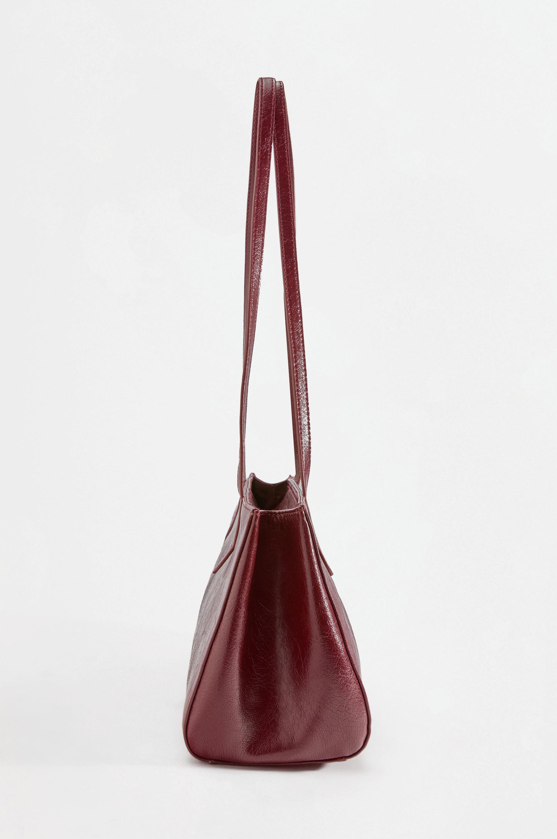 Shoulder bag — BURGUNDY