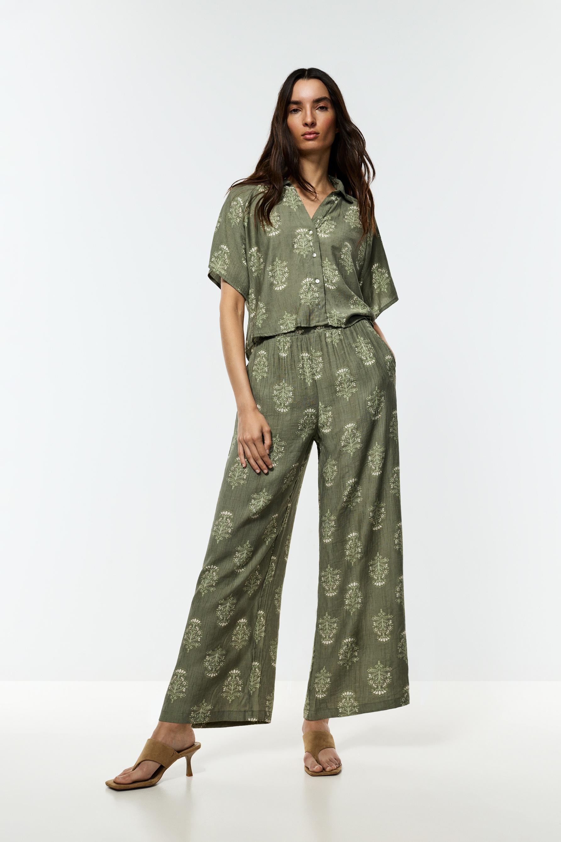 Texture shirt — MEDIUM GREEN