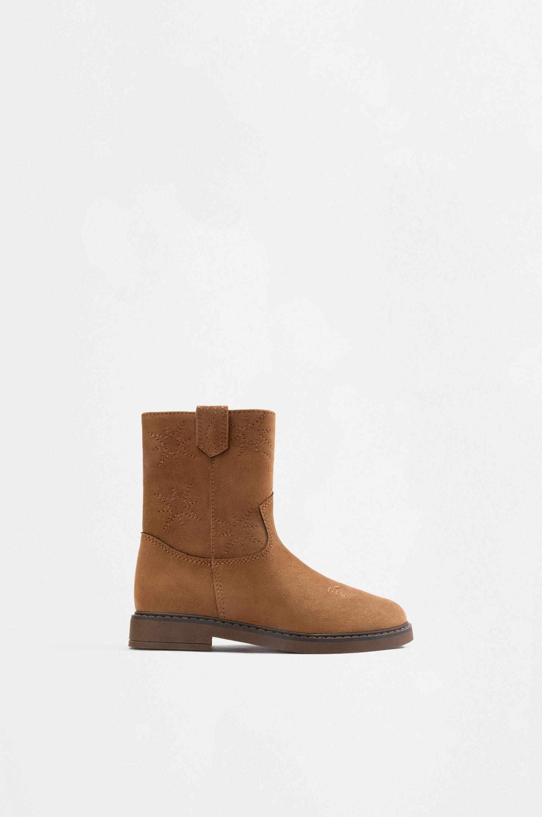 Western-style boots — LEATHER