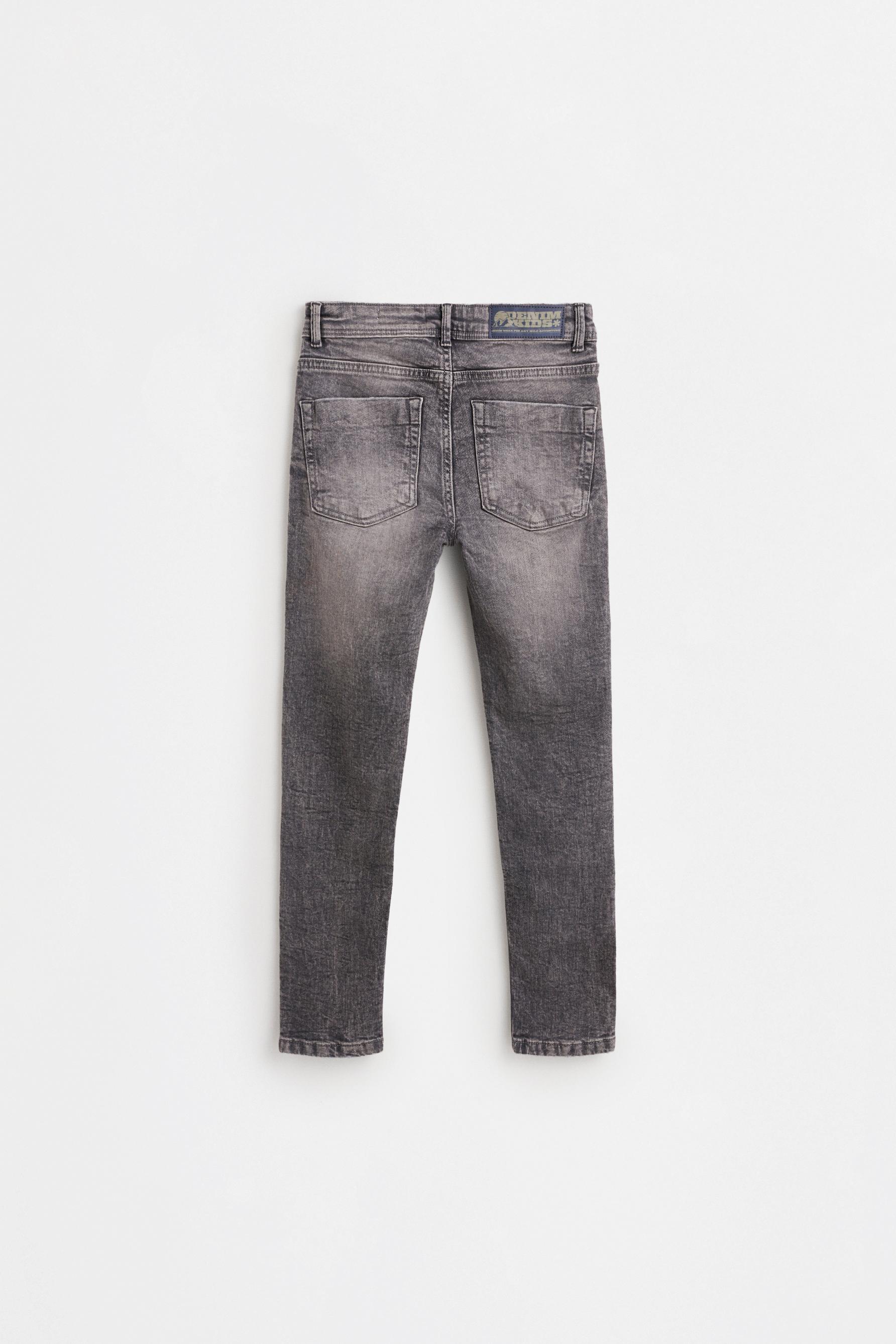 Faded skinny jeans — MEDIUM GREY