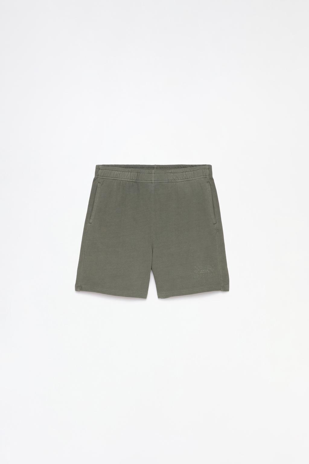 Faded-effect training Bermuda shorts