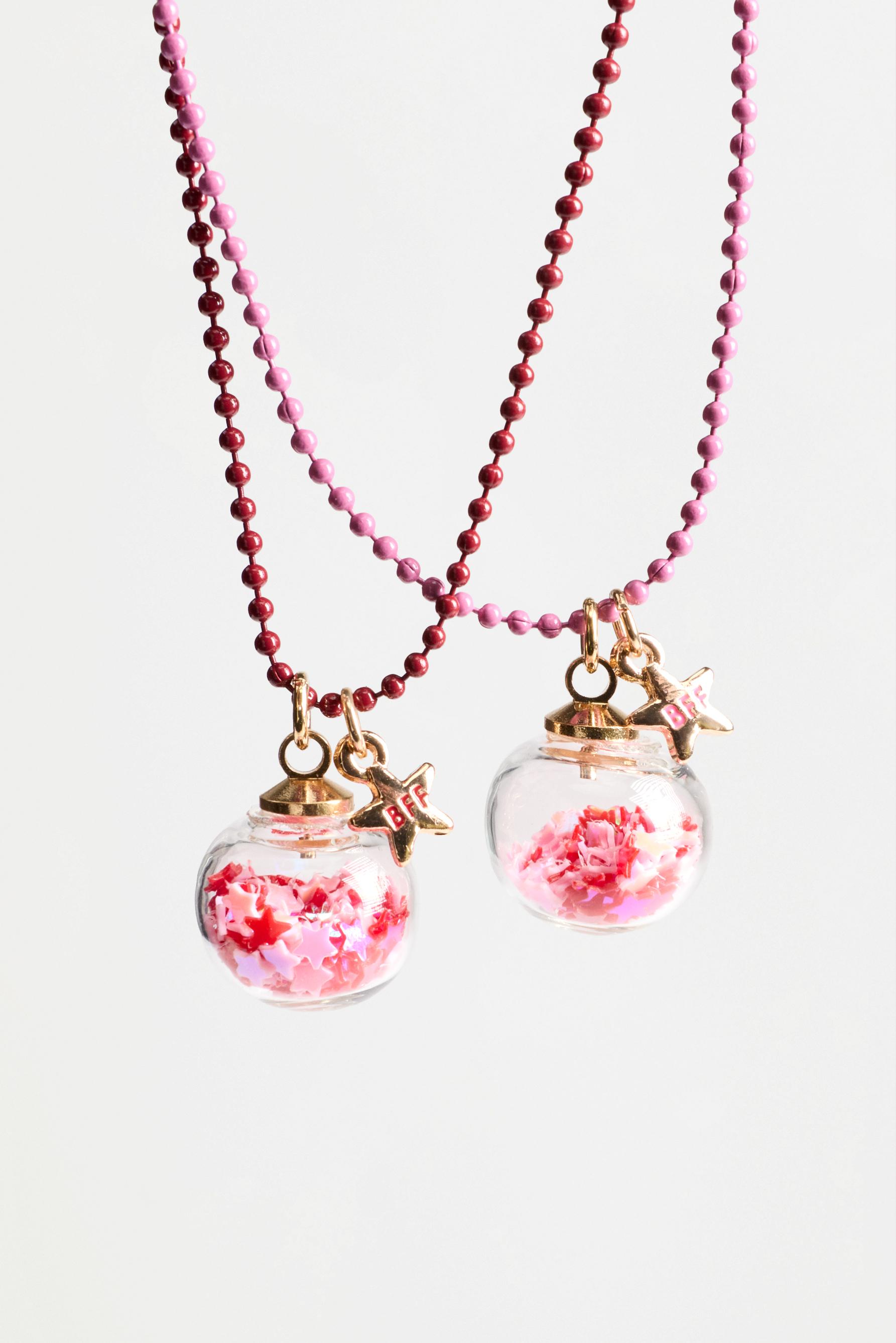 BFF star necklaces (2-pack) — LILAC