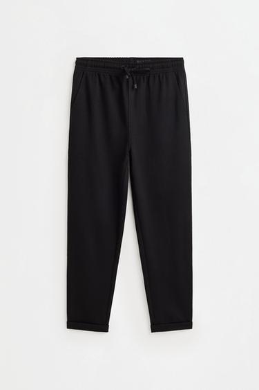 Piqué joggers — BLACK 6