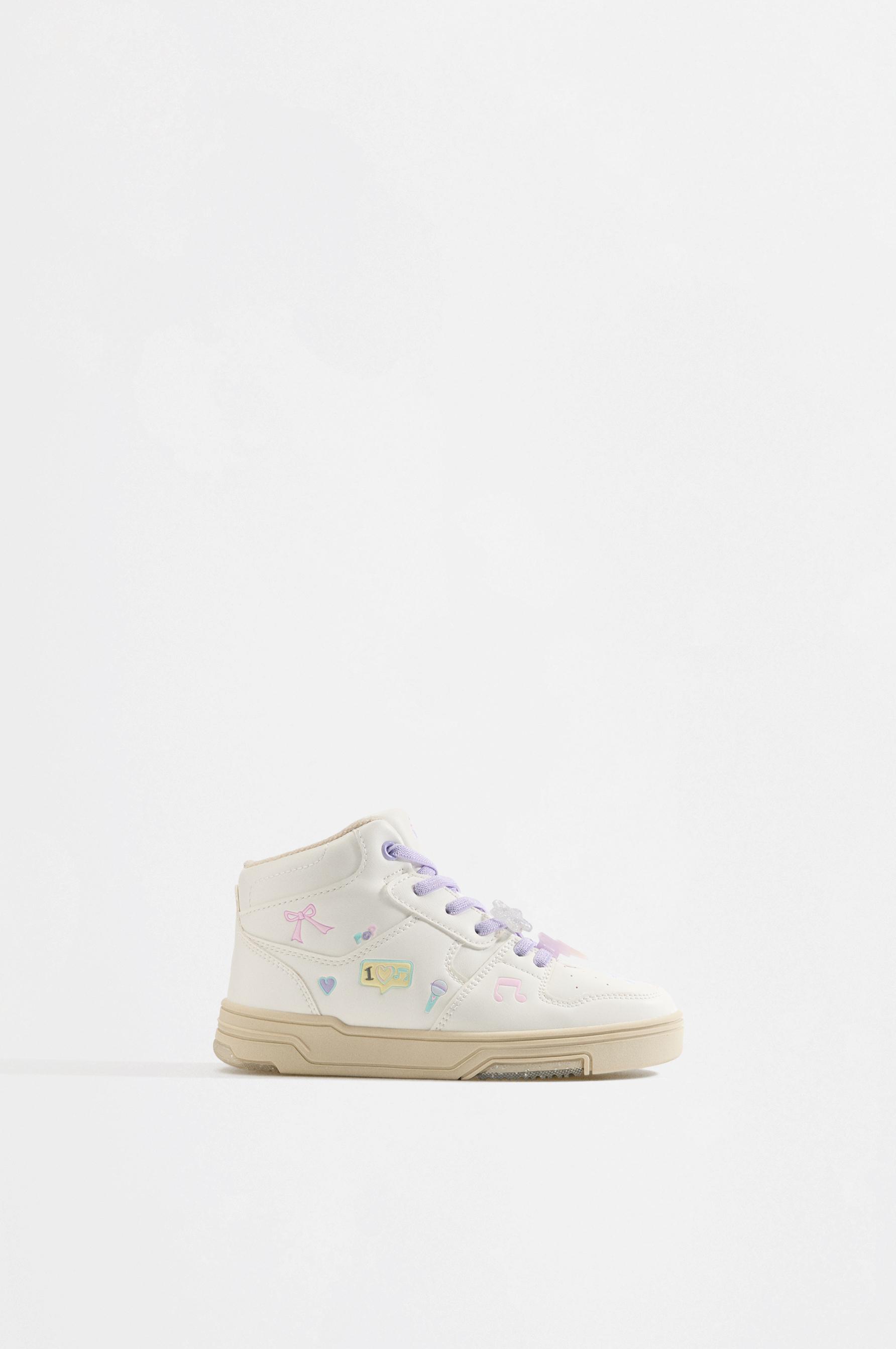 Pop high-top sneakers — WHITE