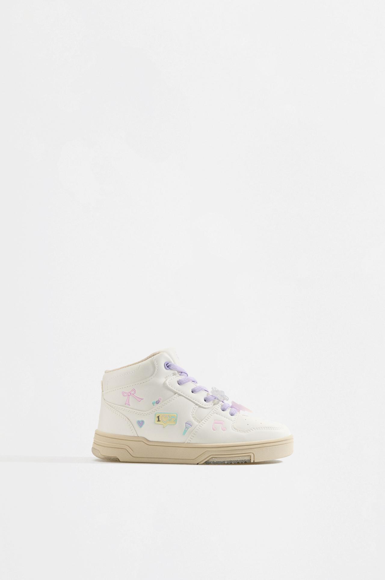 Pop high-top sneakers — WHITE