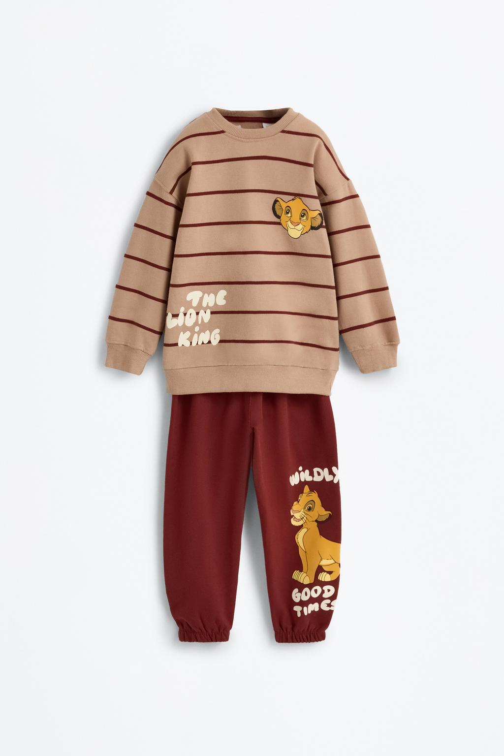 The Lion King ©Disney striped sweatshirt and trousers co-ord