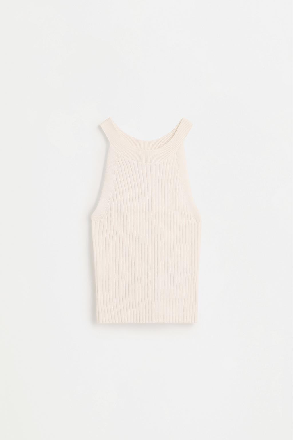 Knit halter top – Lefties – صورة المنتج