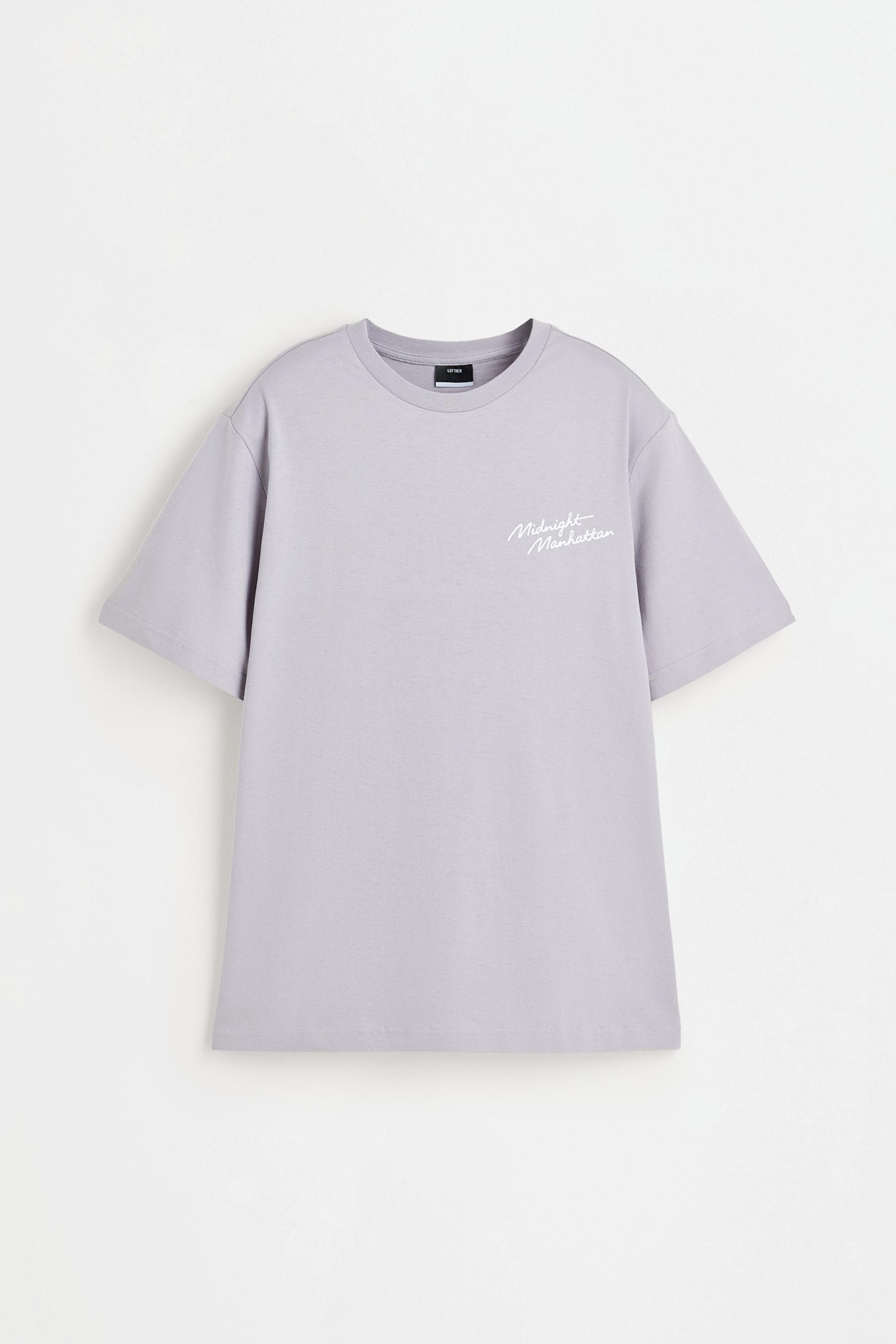 3-pack of printed T-shirts — PASTEL BLUE