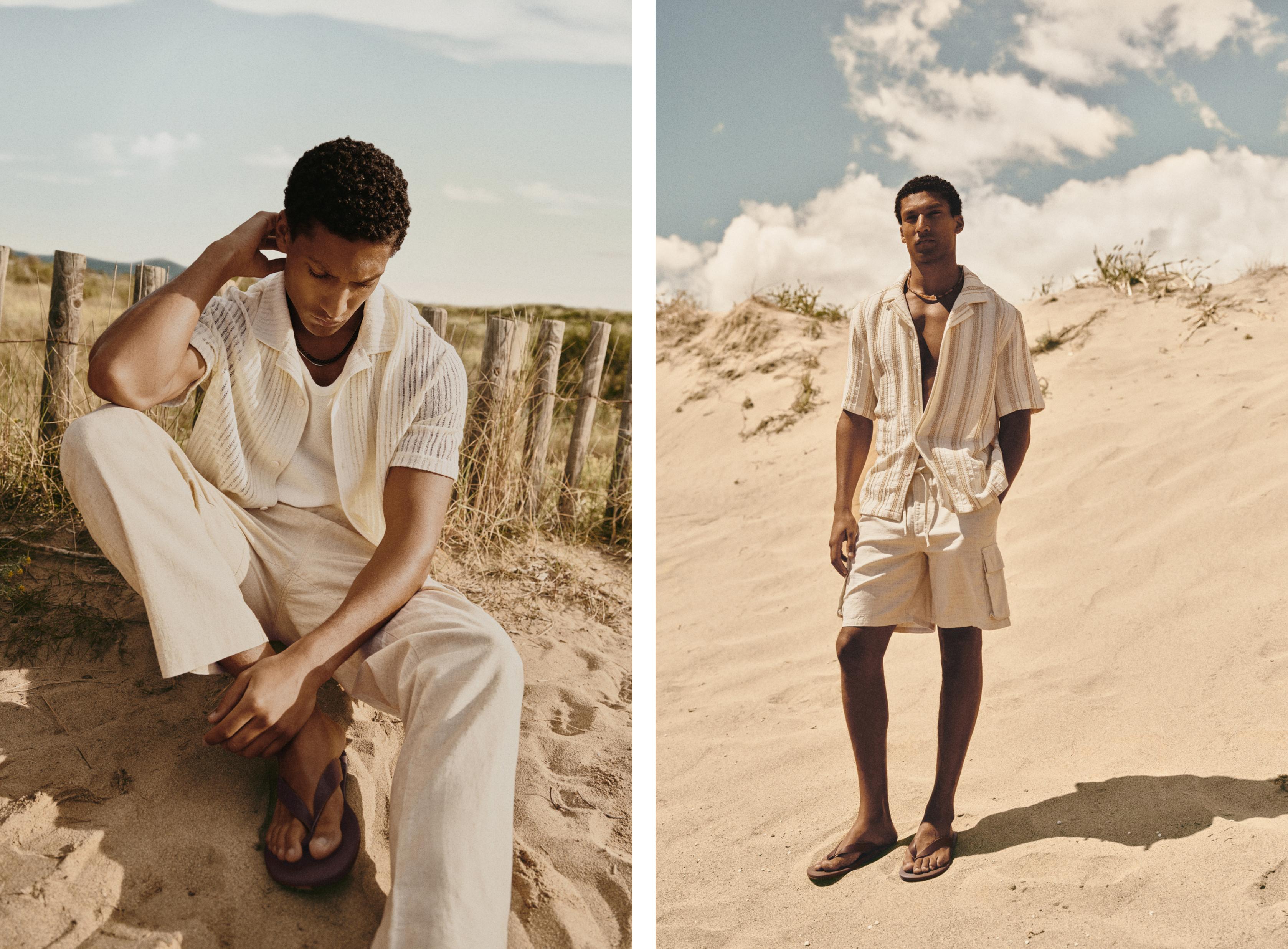 Strap sandals — BROWN