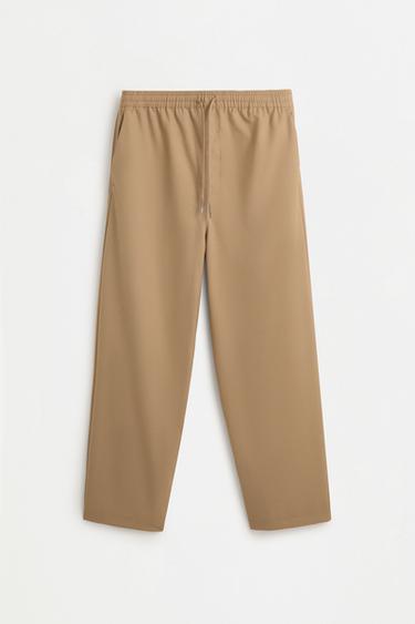Baggy tailored joggers — DARK BEIGE 6