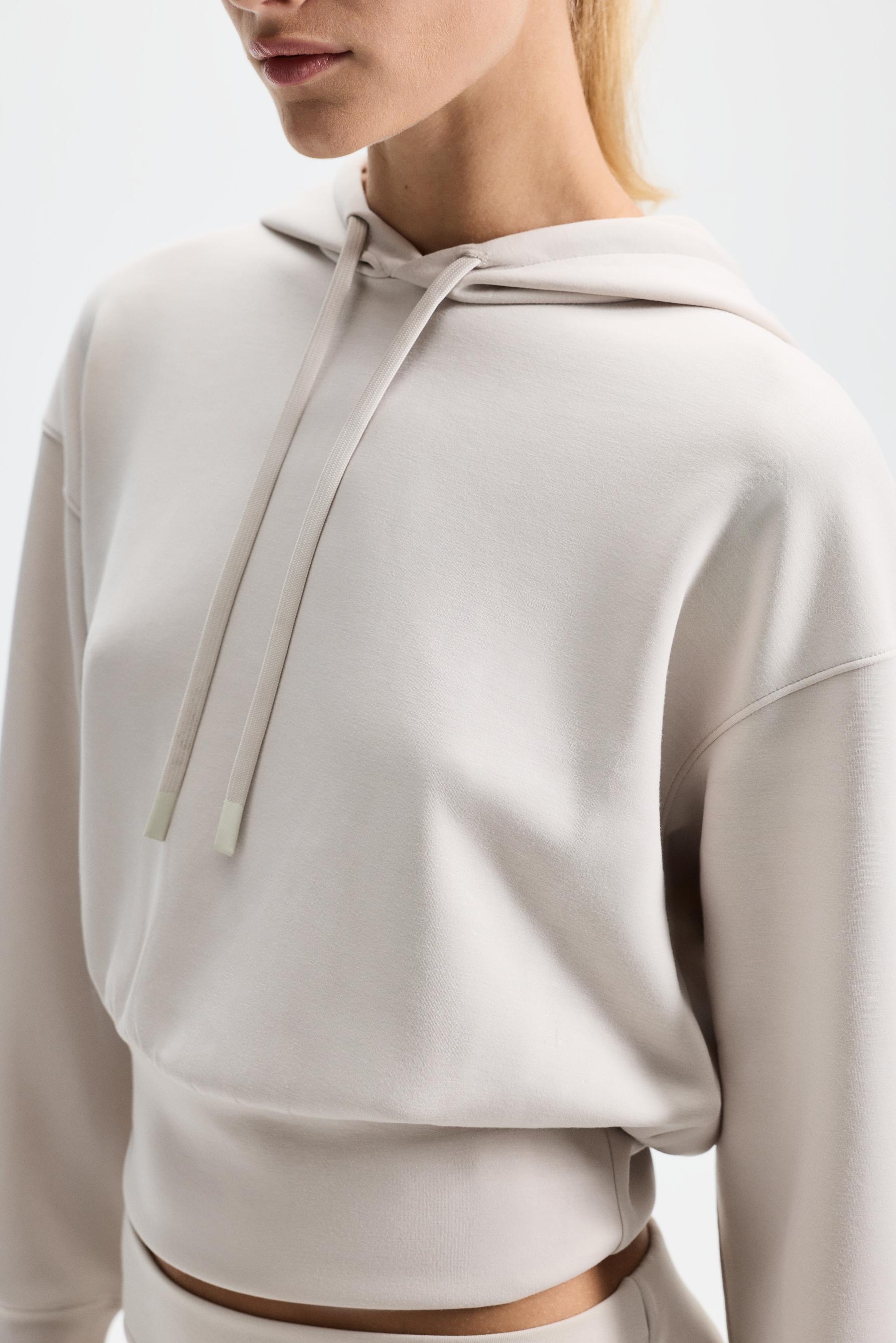 Fluid hoodie — ECRU