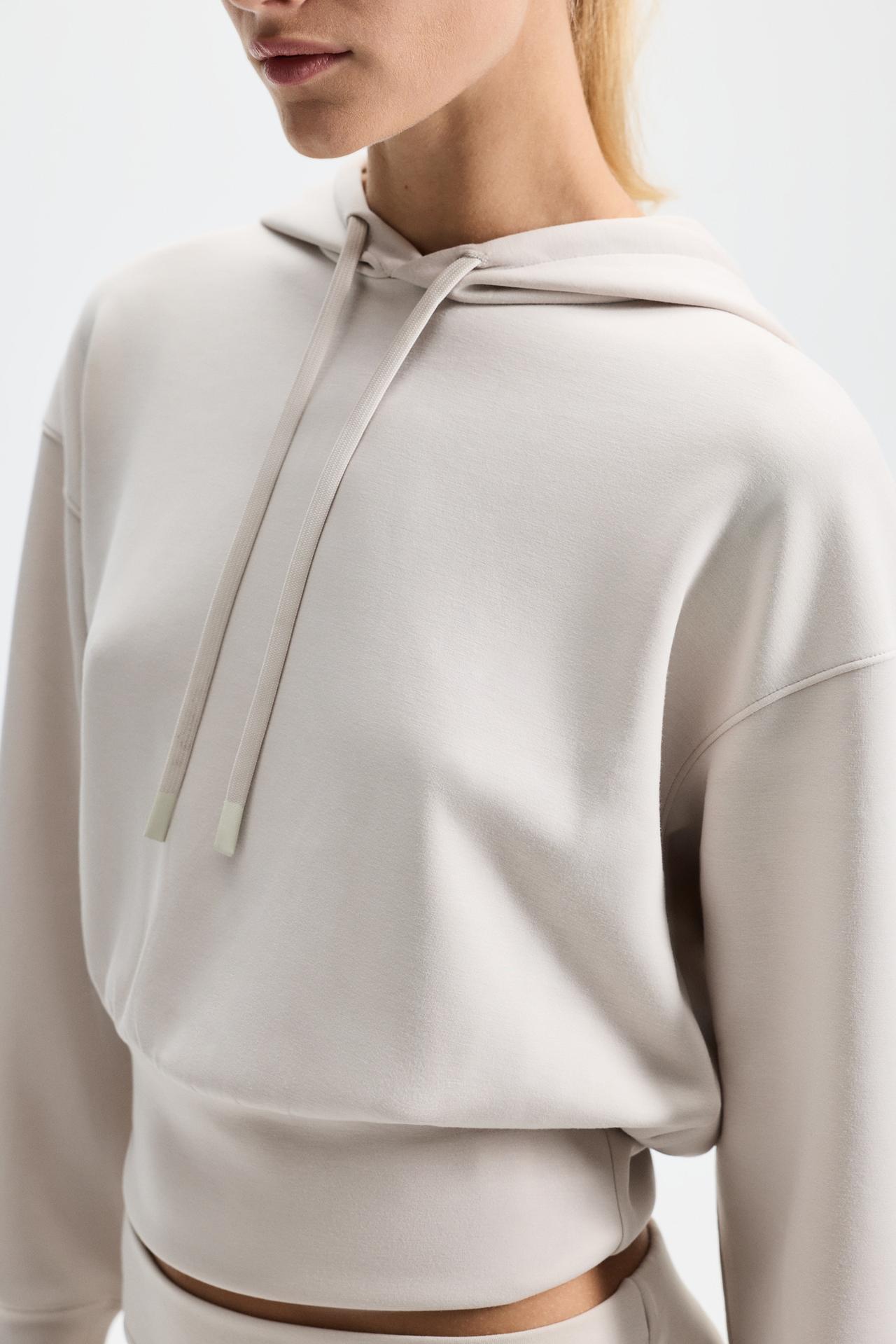 Fluid hoodie — ECRU
