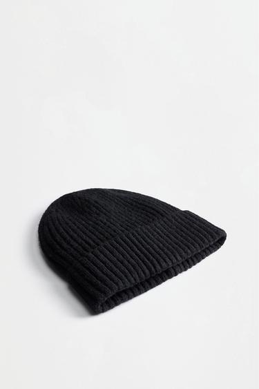 Ribbed hat — BLACK 3