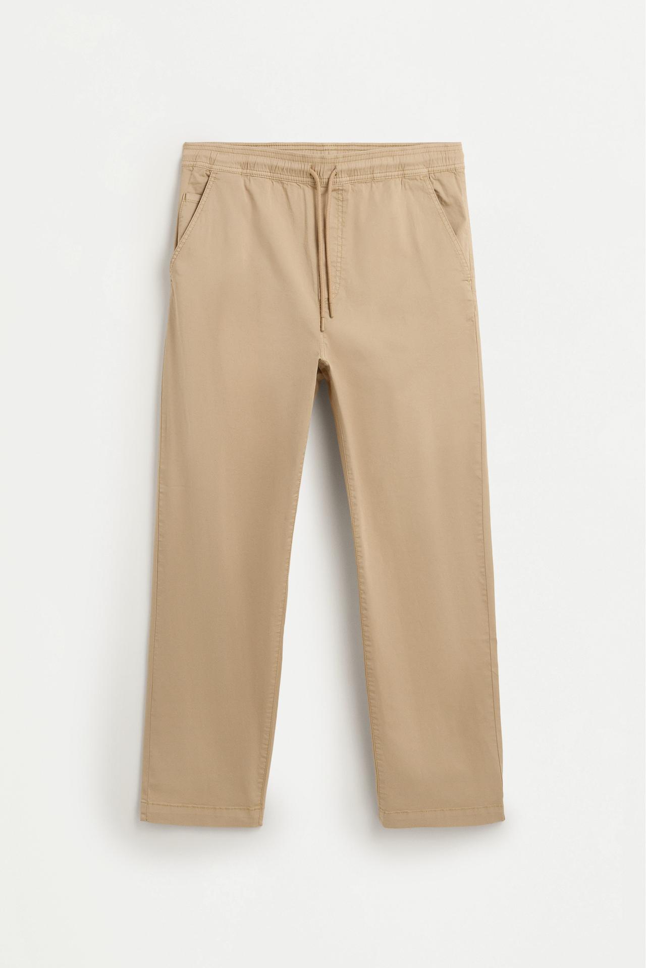 Slim fit jogger trousers — BEIGE