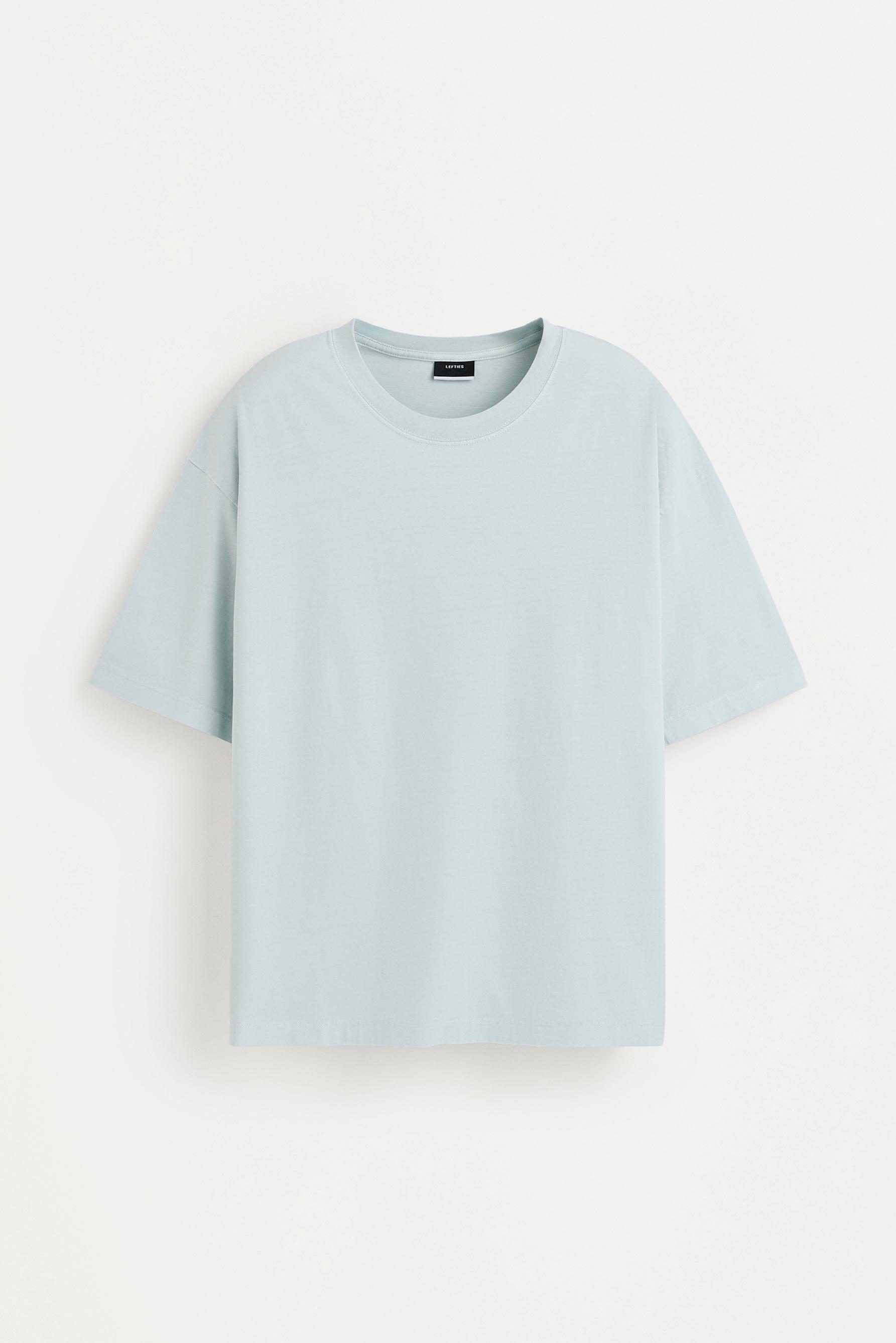 Faded-effect T-shirt — SKY BLUE
