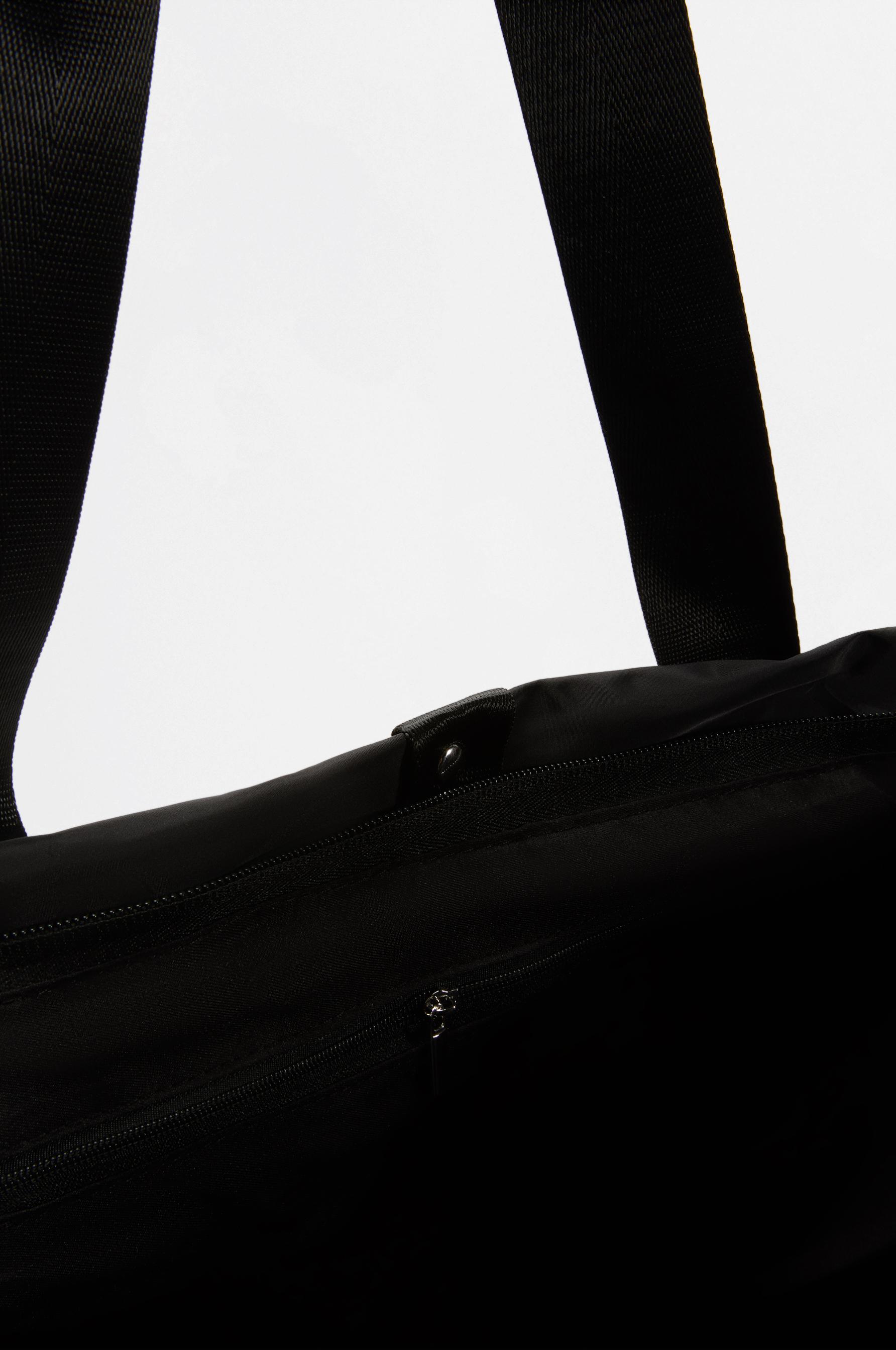Nylon shopper bag — BLACK