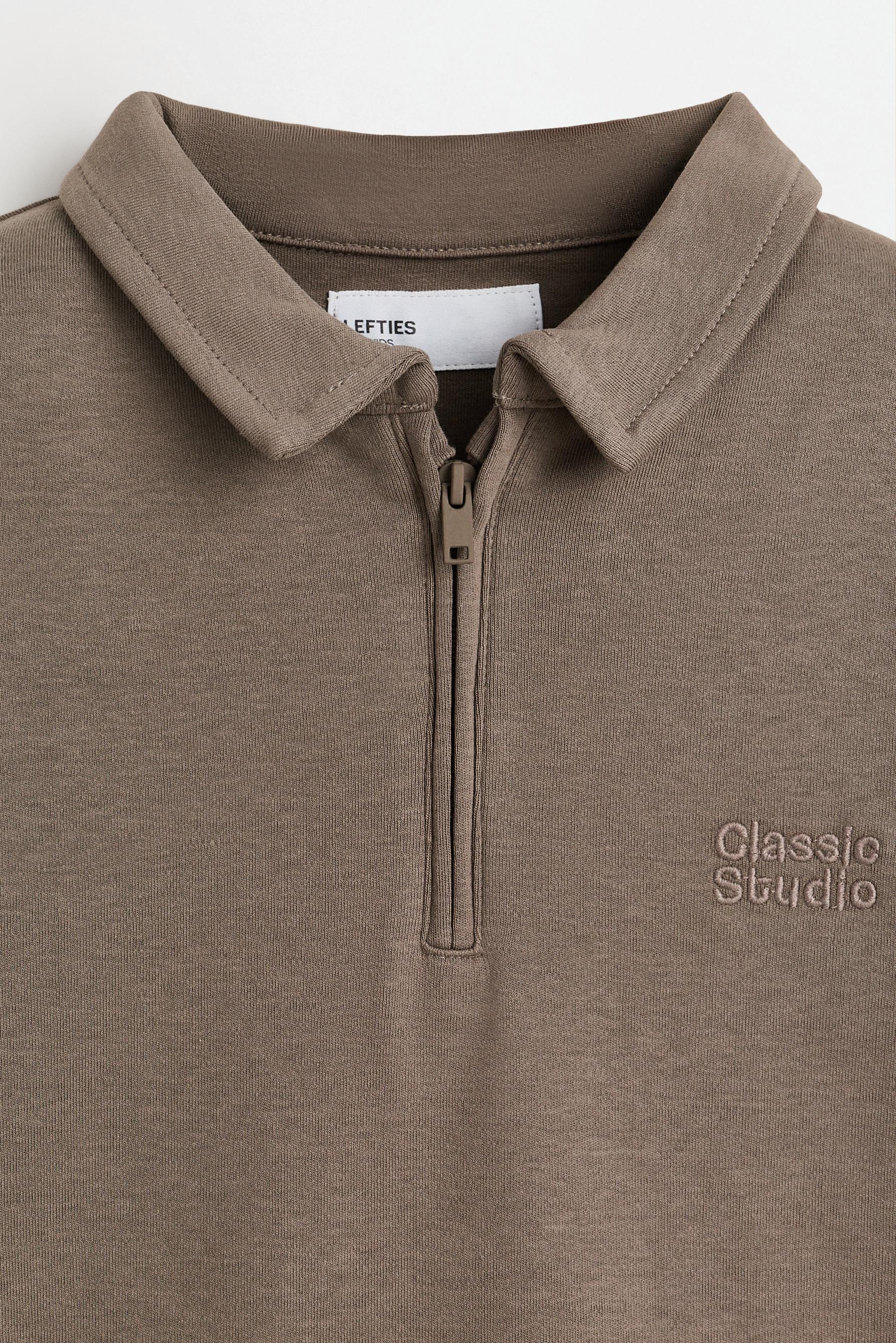 Interlock polo shirt — OCHRE