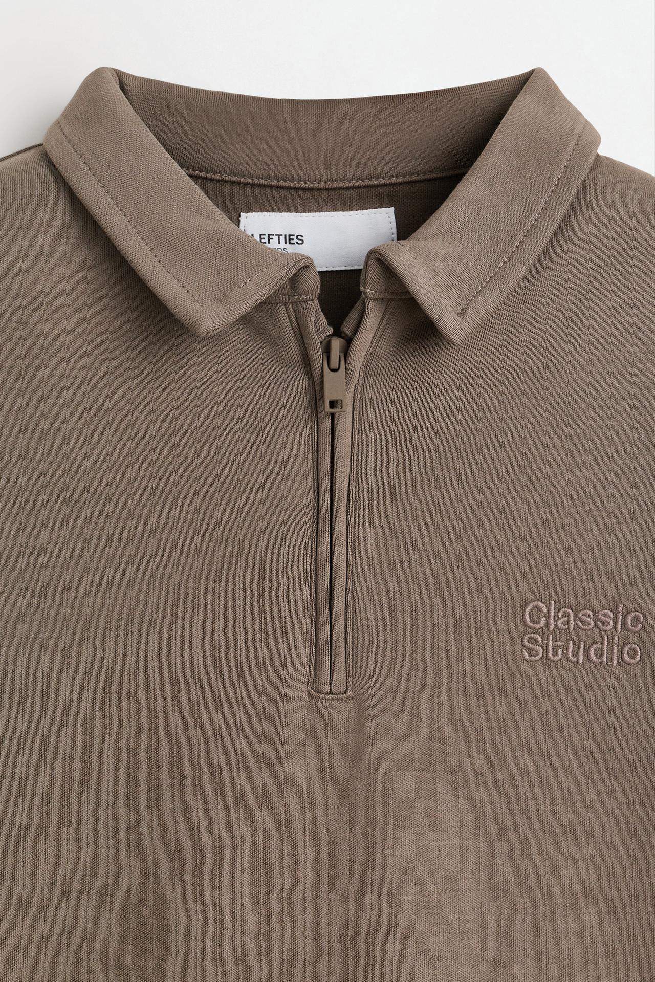 Interlock polo shirt — OCHRE