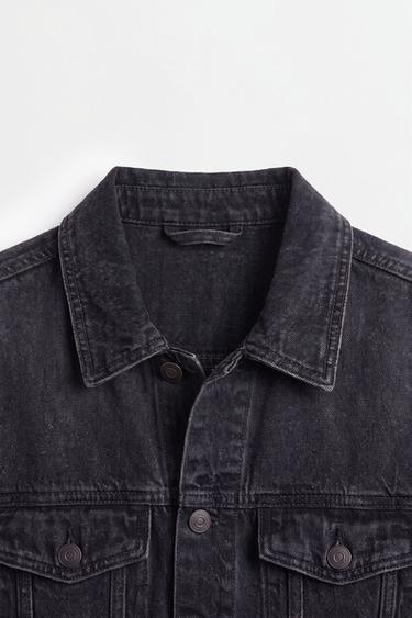 Basic denim jacket — FADED BLACK 7