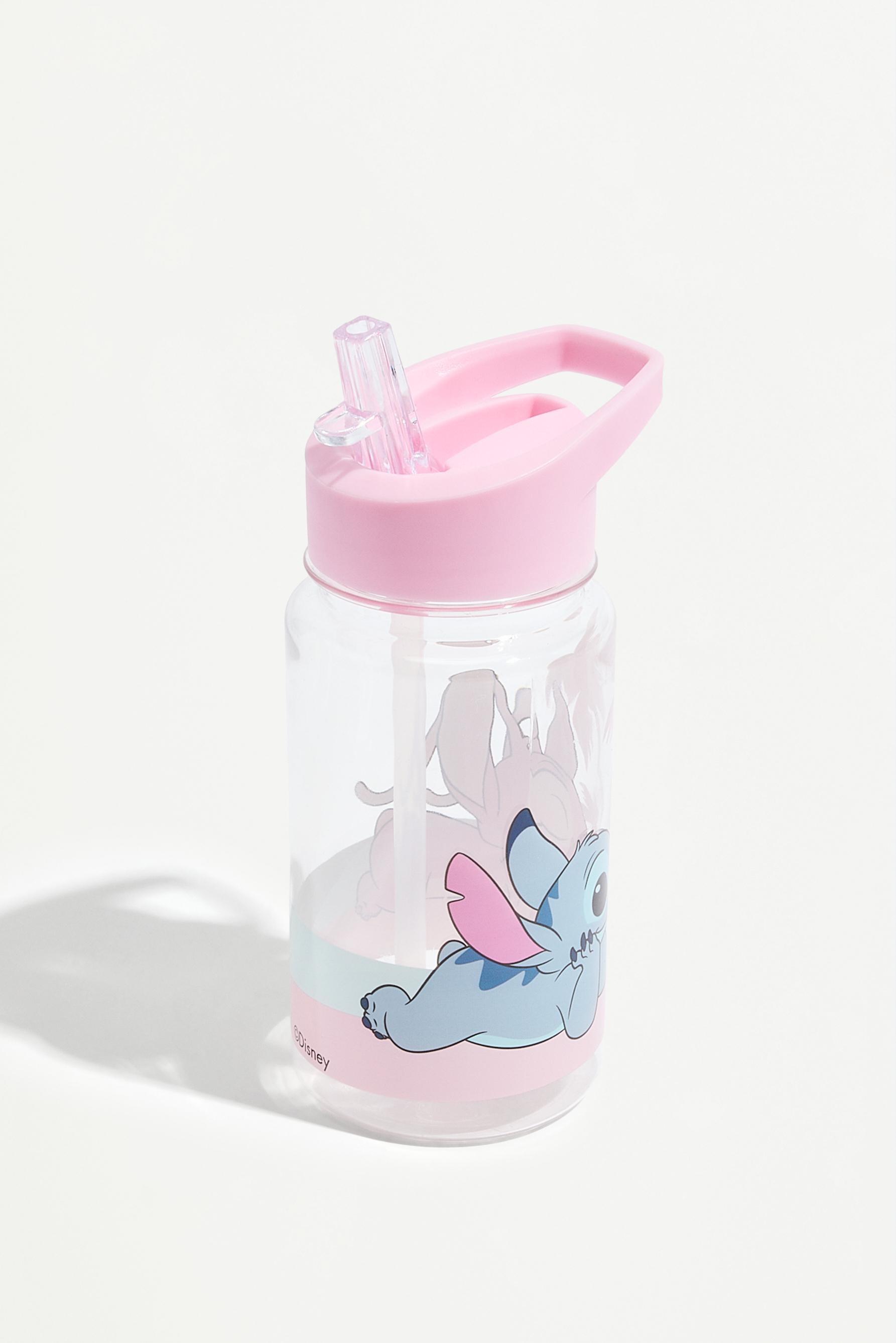 Angel and Stitch ©Disney palm tree bottle — PASTEL PINK