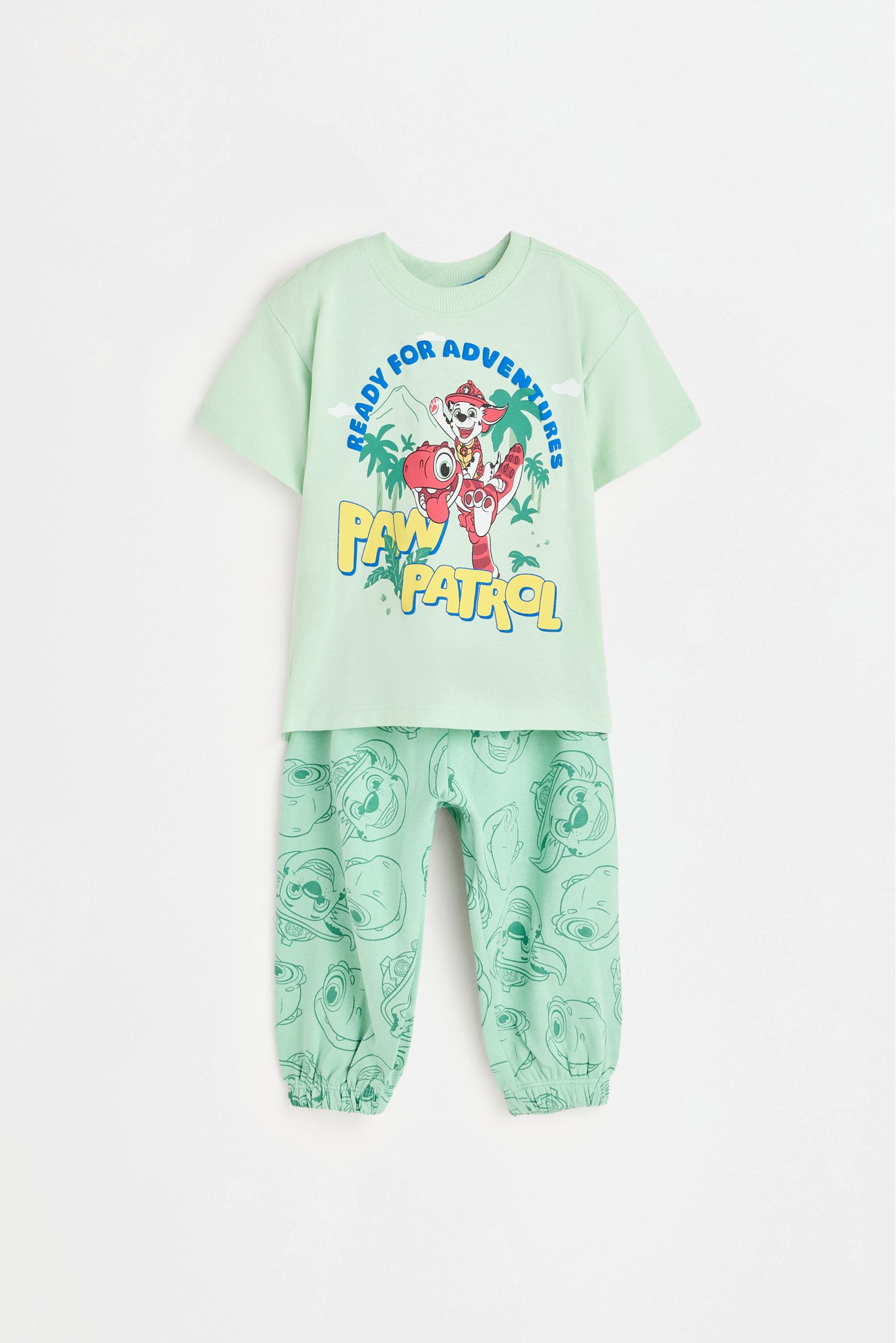 Paw Patrol ©Nickelodeon T-shirt and jogger pants set — PALE GREEN