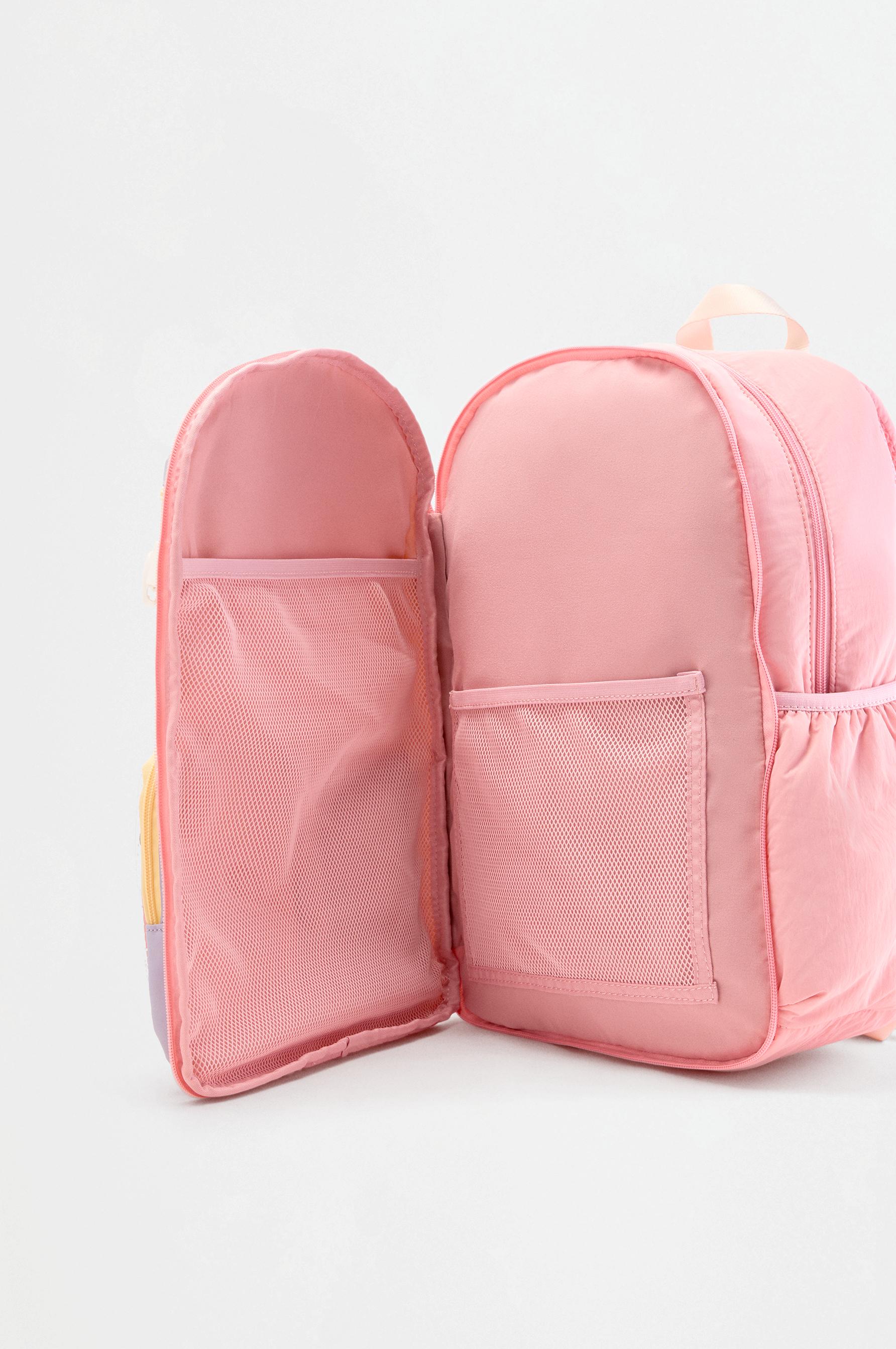 Kuromi Multi-Pocket Backpack ©SANRIO — ECRU
