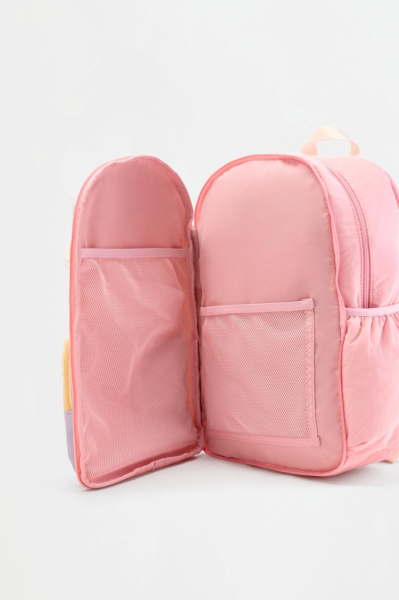 Kuromi Multi-Pocket Backpack ©SANRIO — ECRU
