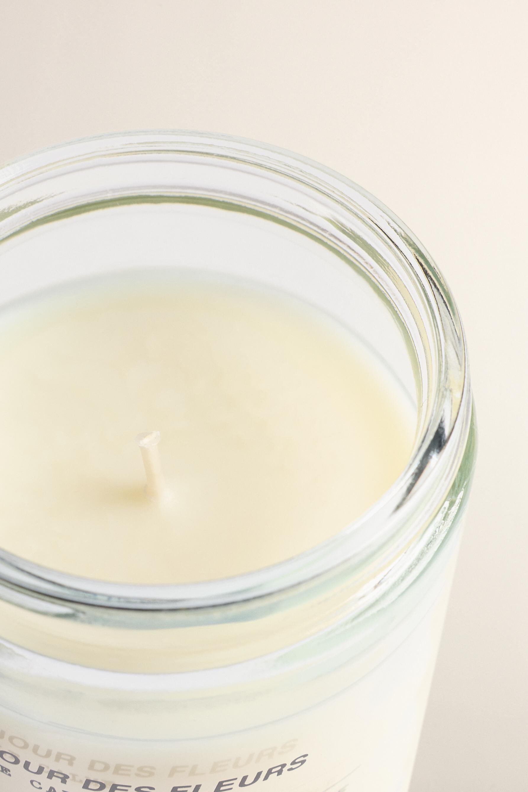 Le Calme Jour des Fleurs scented candle 180g — TRANSPARENT