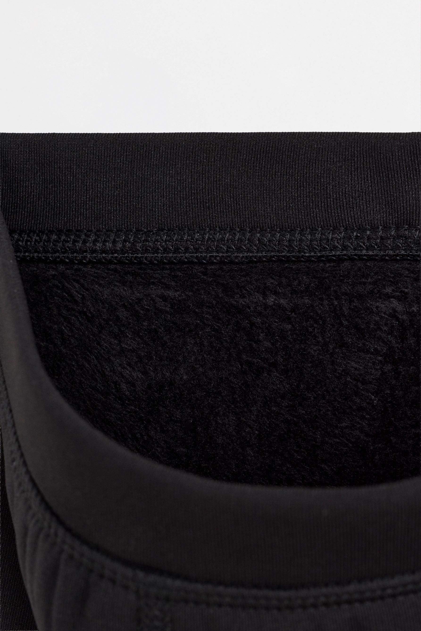 HEAVYWEIGHT Thermal Bell Bottom Leggings — BLACK