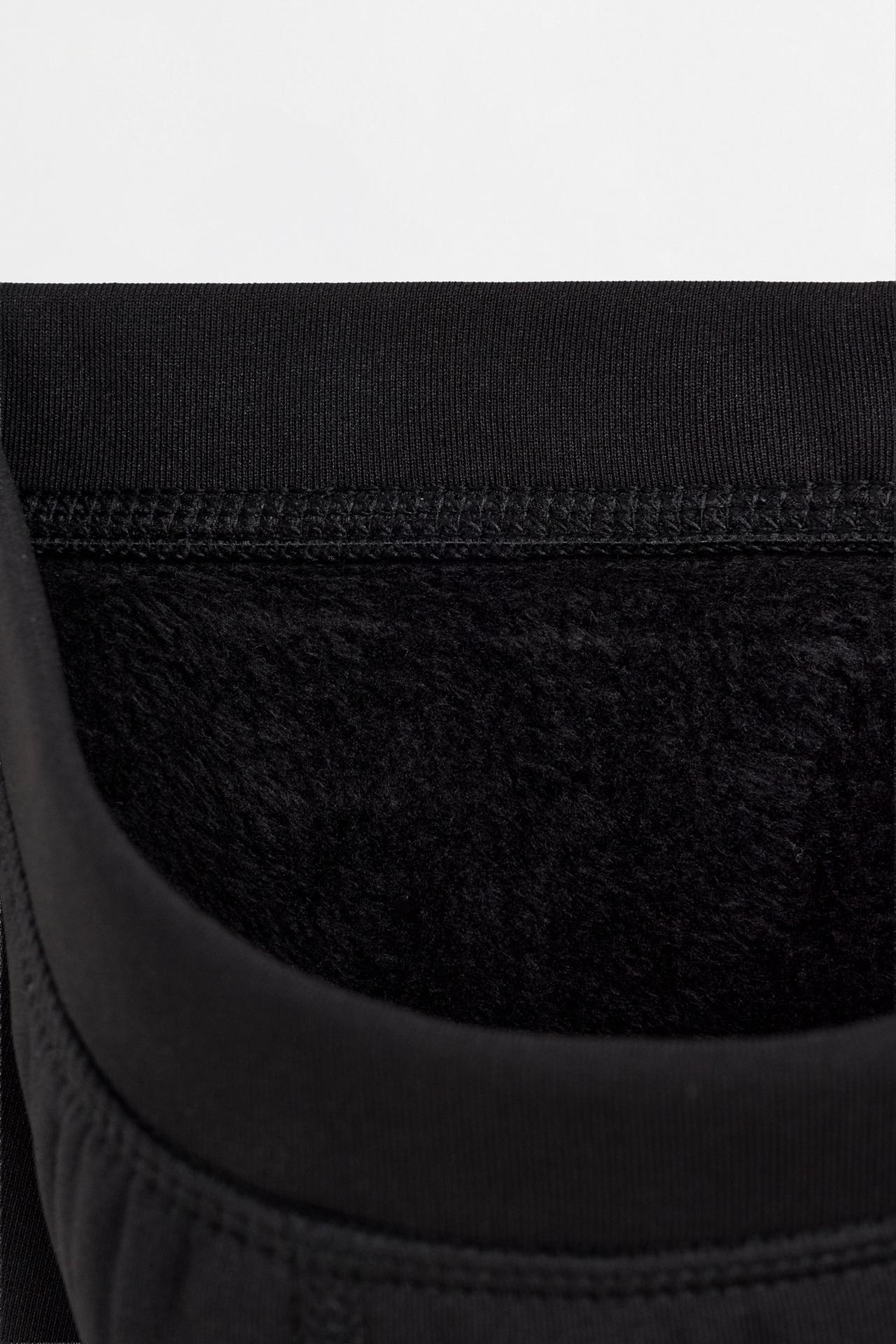 HEAVYWEIGHT Thermal Bell Bottom Leggings — BLACK
