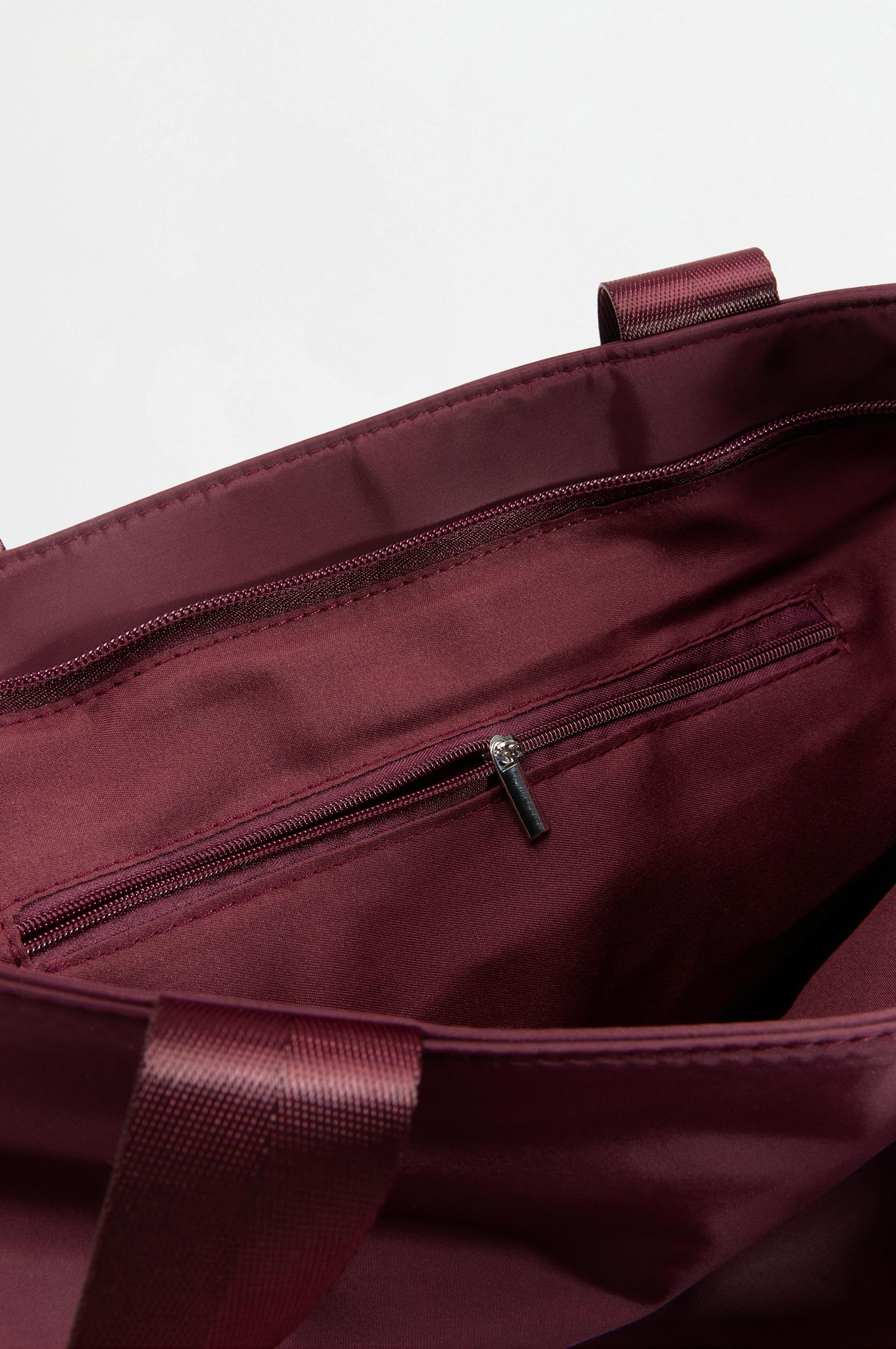 Flap shoulder bag — BURGUNDY