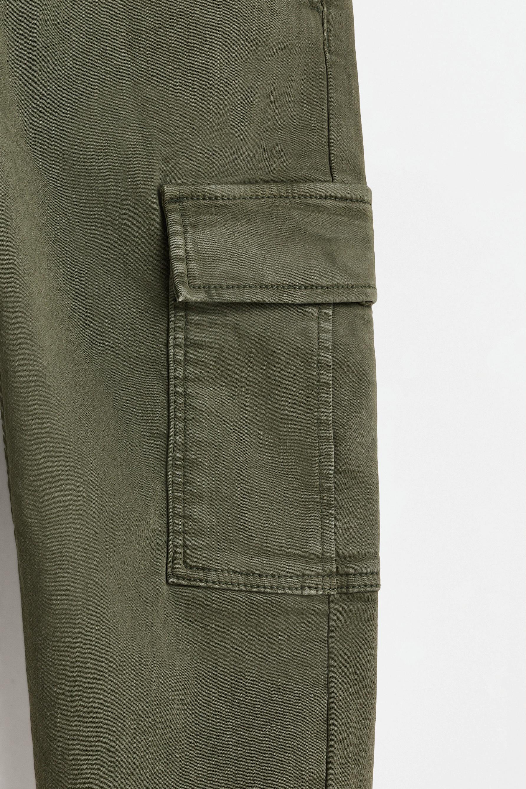 Cargo jogger jeans — KHAKI