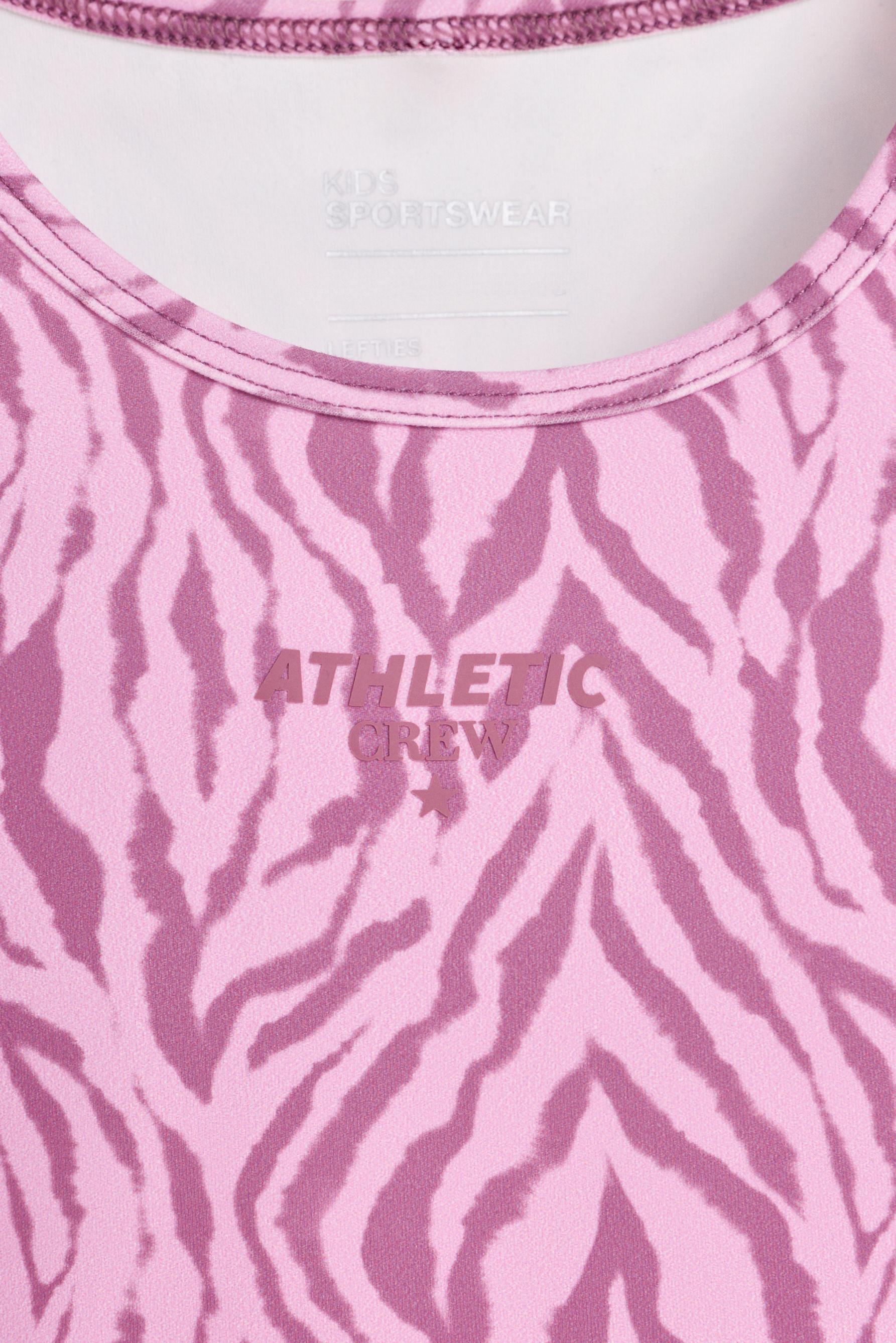 Cut-out sports top — PINK