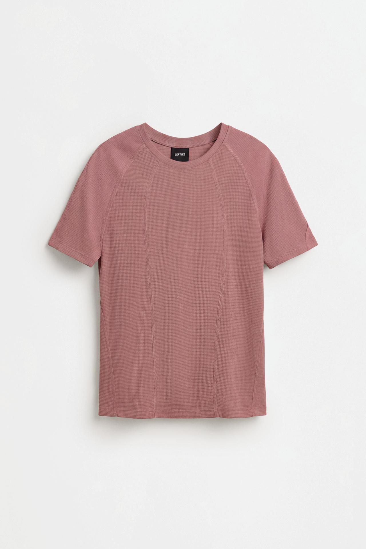 Seamed sports T-shirt — PINK