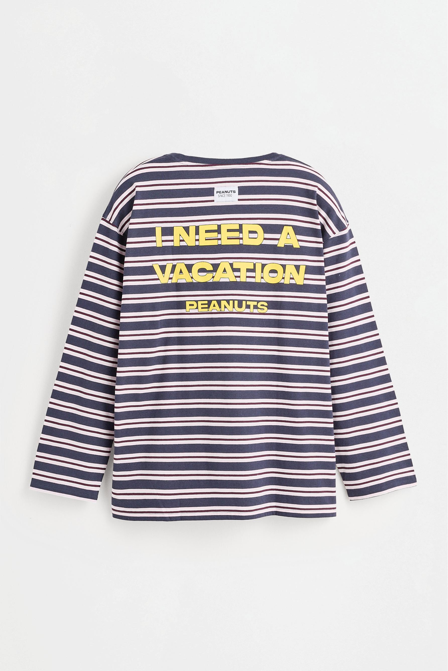Snoopy Peanuts™ striped T-shirt — STRIPED