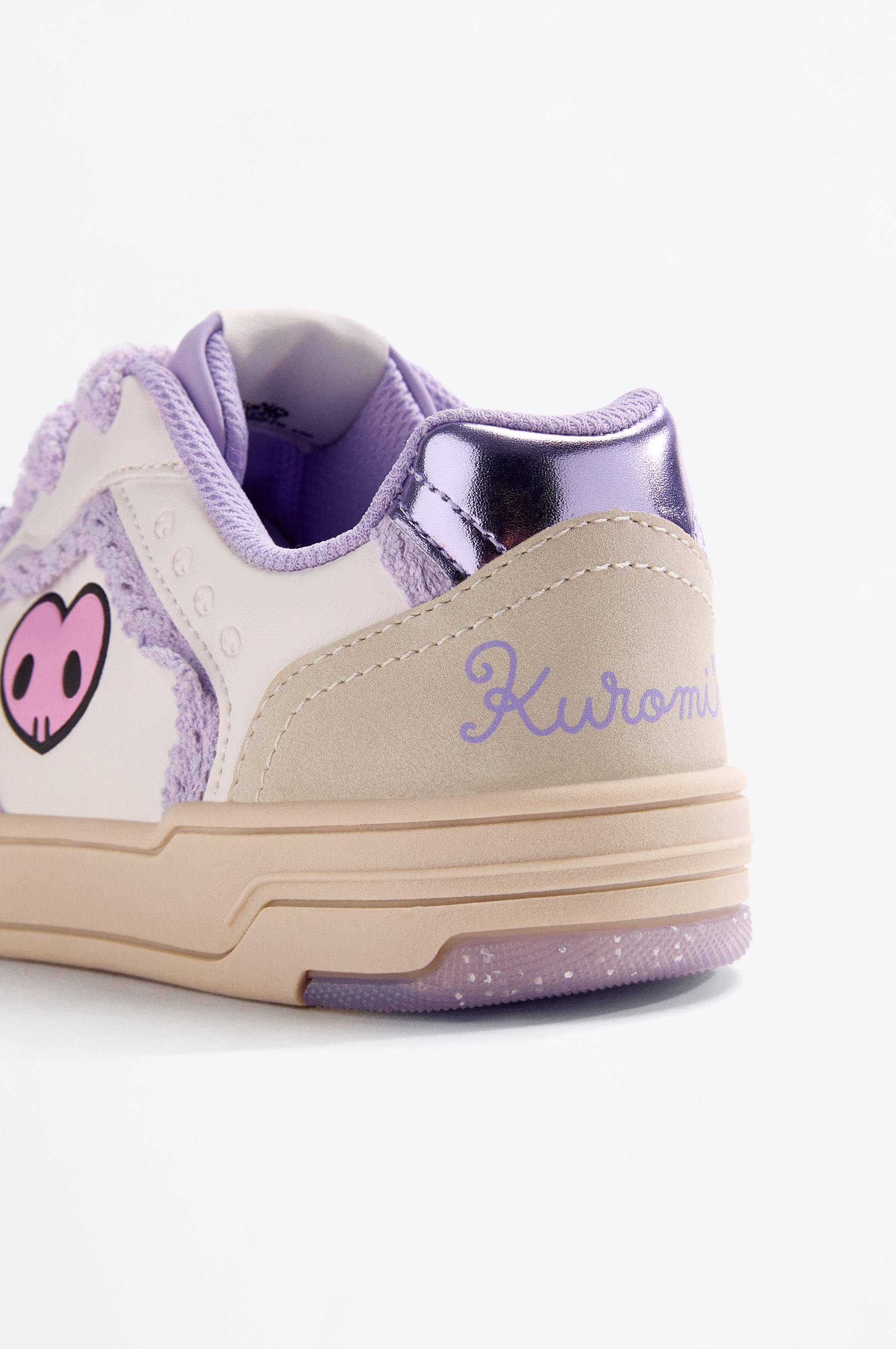 Kuromi Hello Kitty ©SANRIO Slipper — WHITE