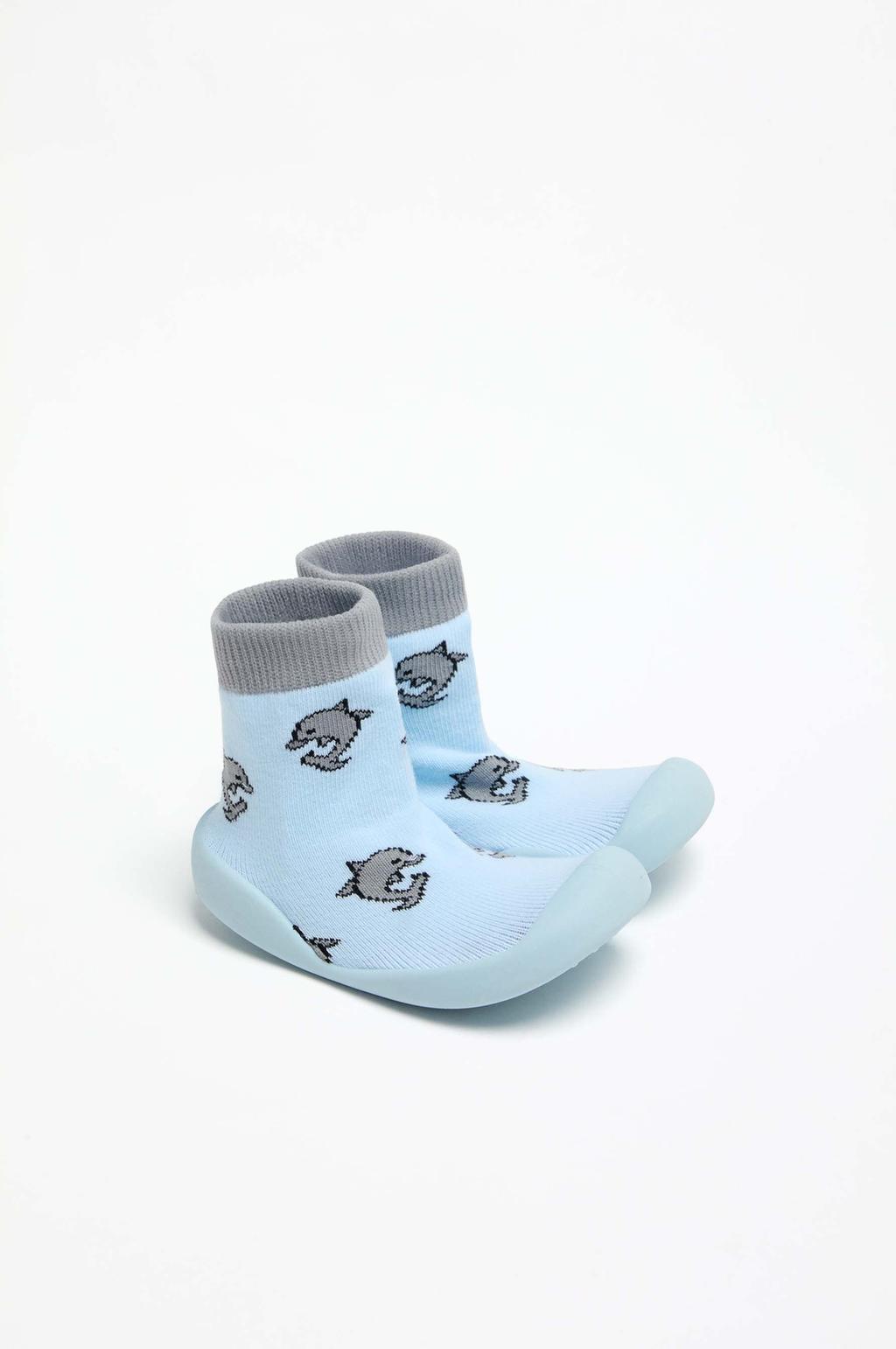 Dolphin slipper socks