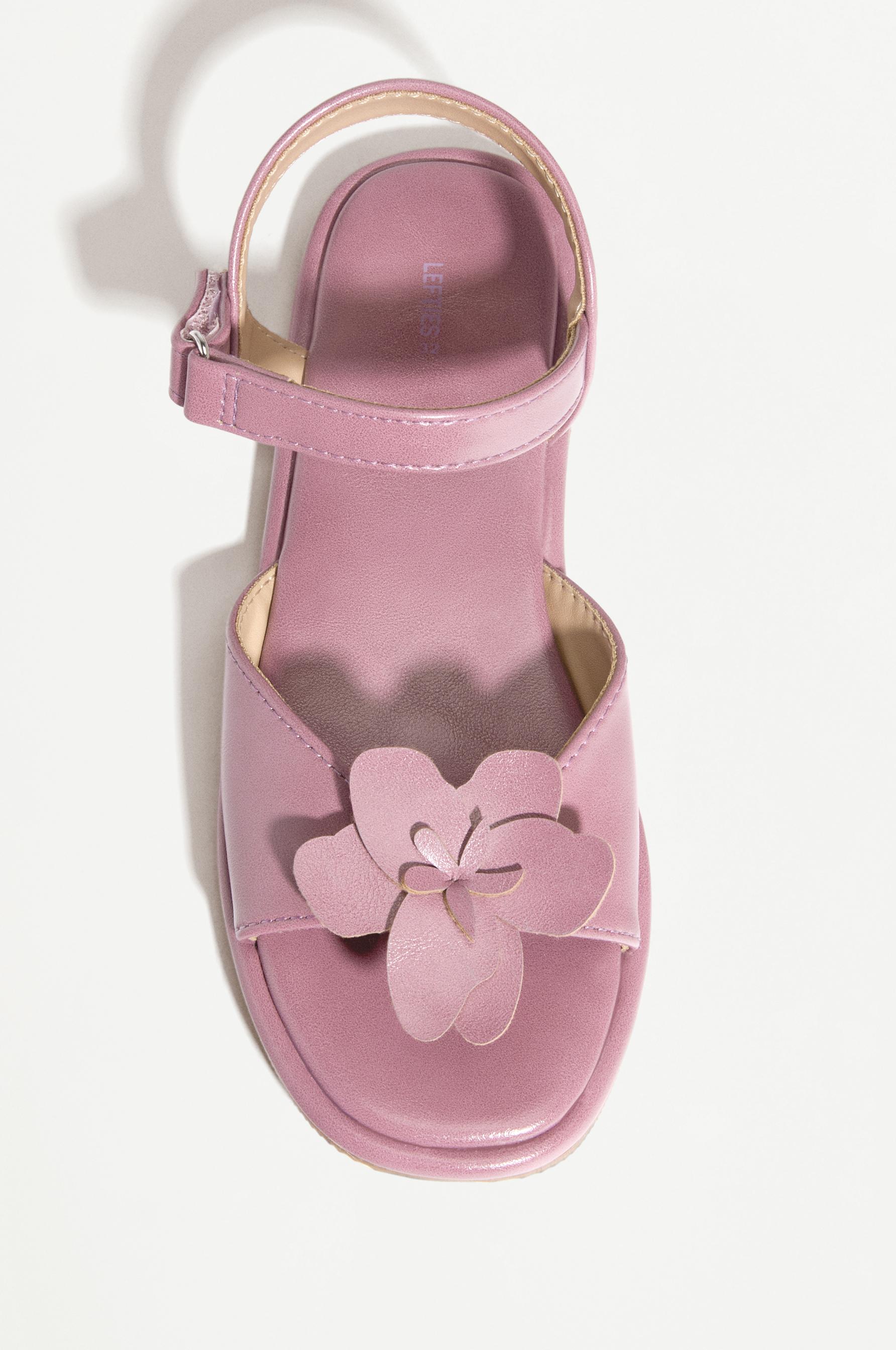FLORAL SANDALS — RED
