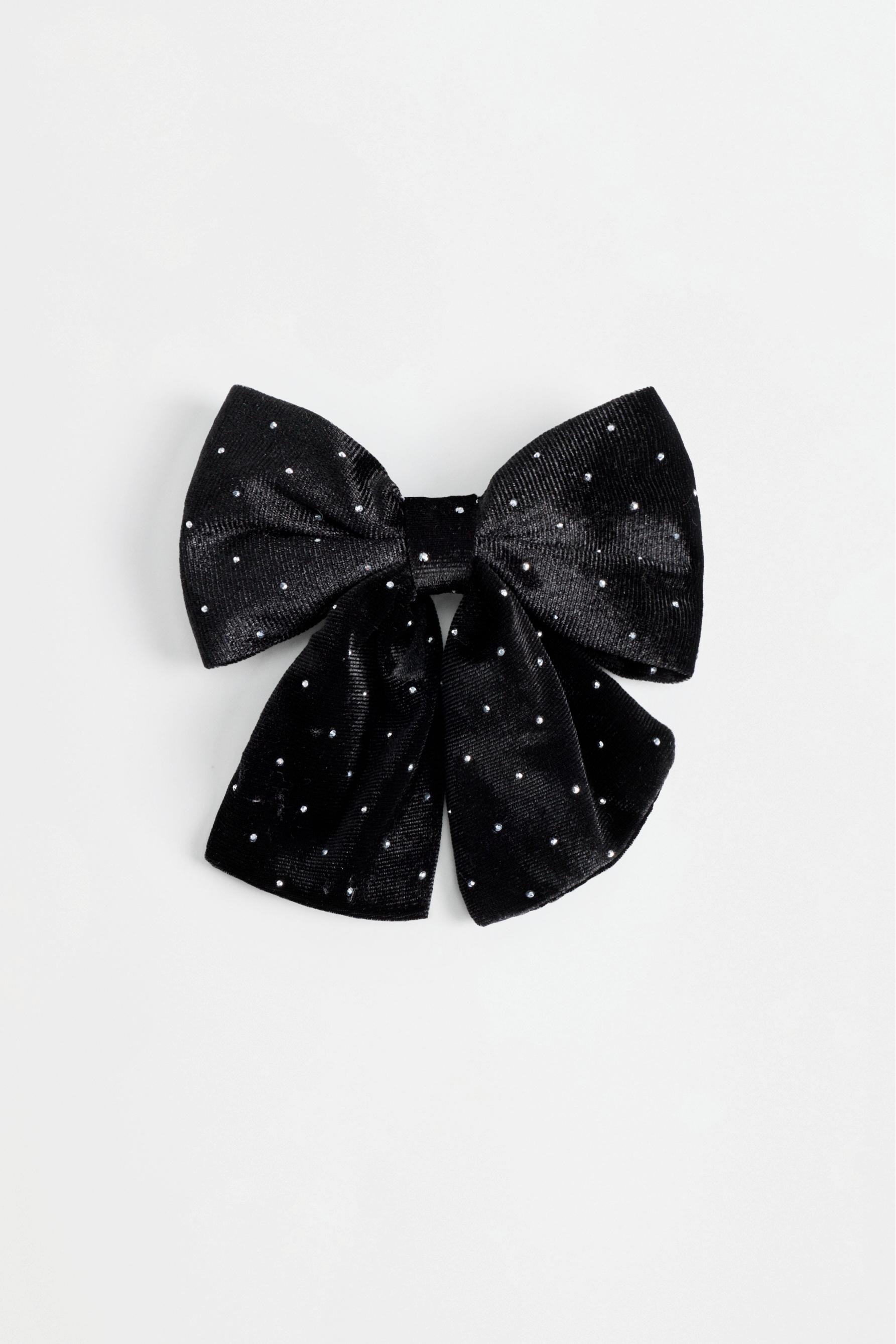 Lazo aterciopelado strass