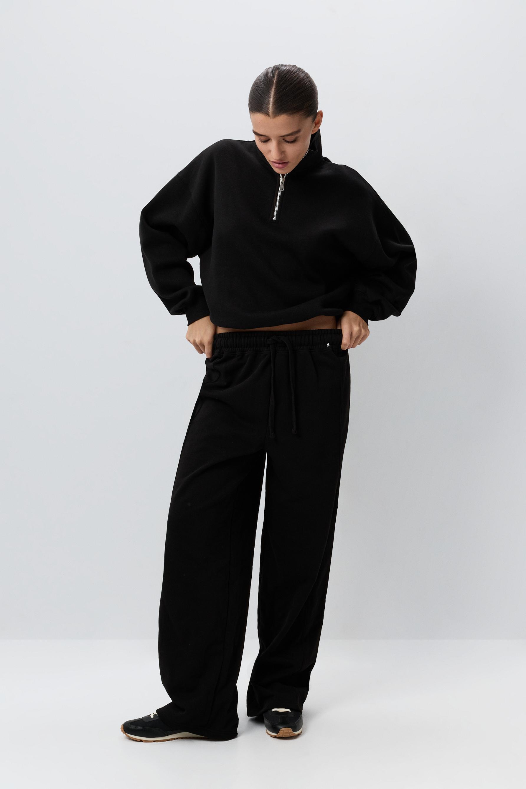 Pantalón básico wide leg