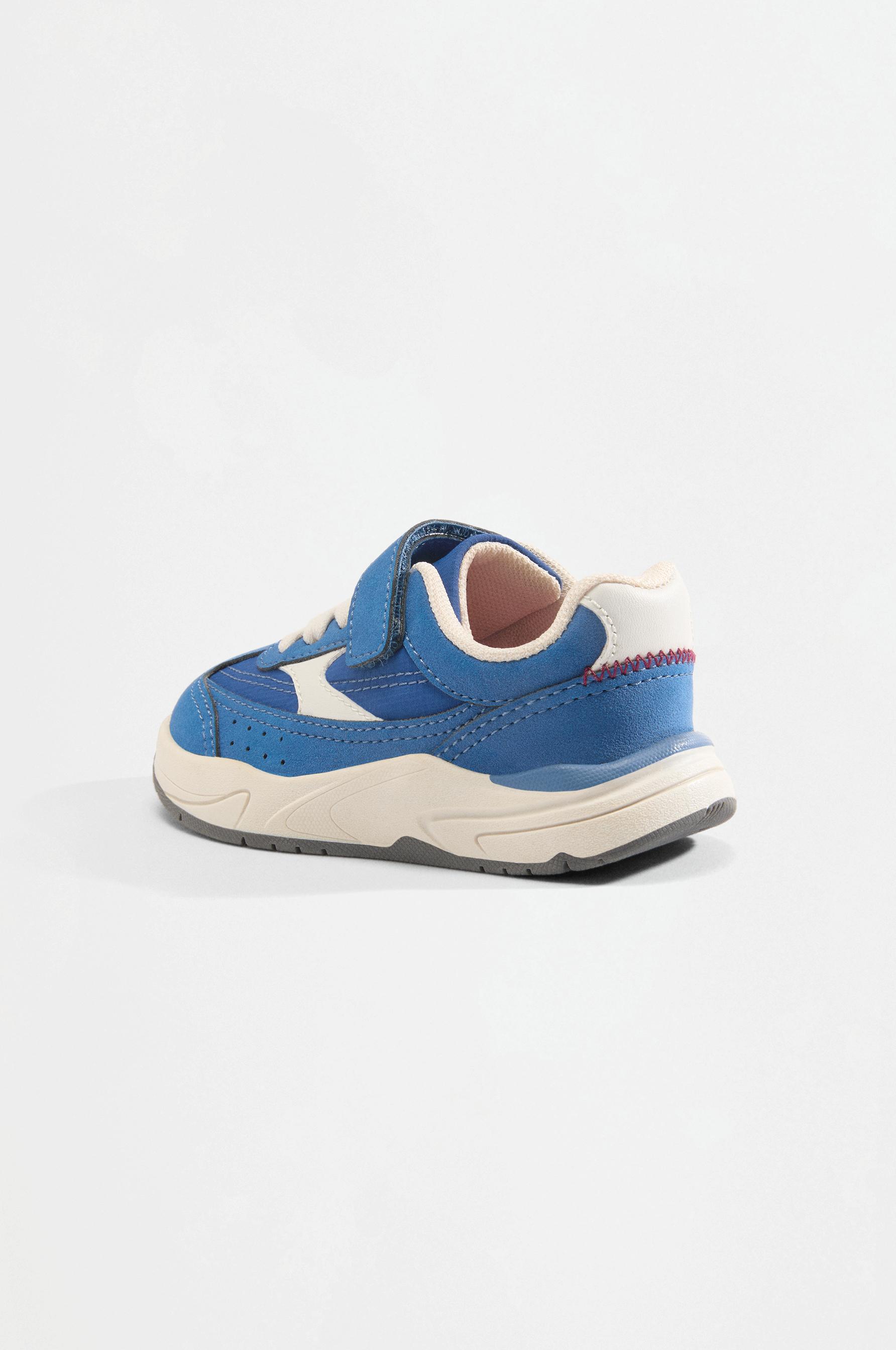Mixed barefoot-style sneakers — ELECTRIC BLUE