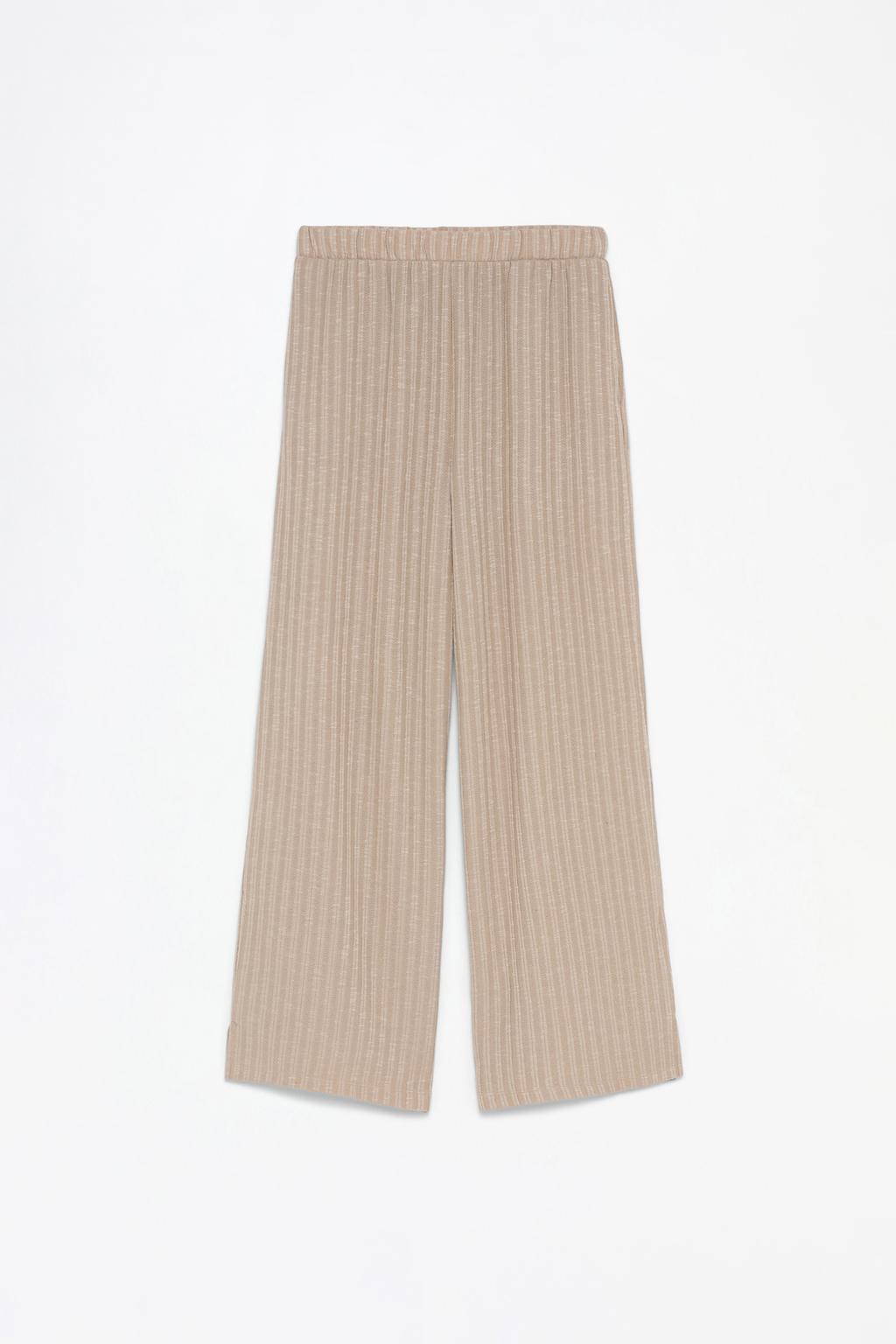 Bias cut trousers